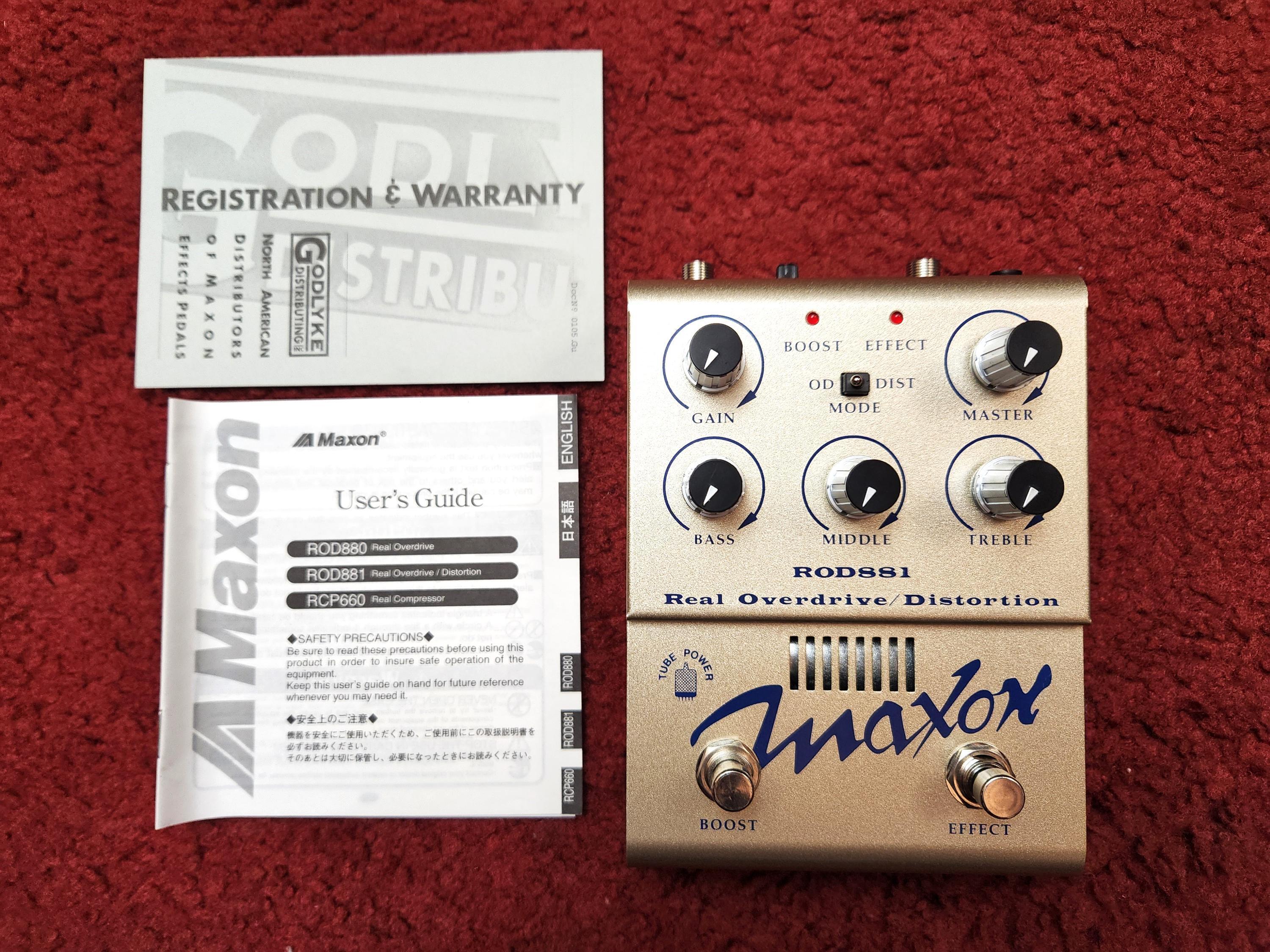 ギター Maxon ROD881 Maxon ROD881 Real Overdrive/Distortion - What To Know