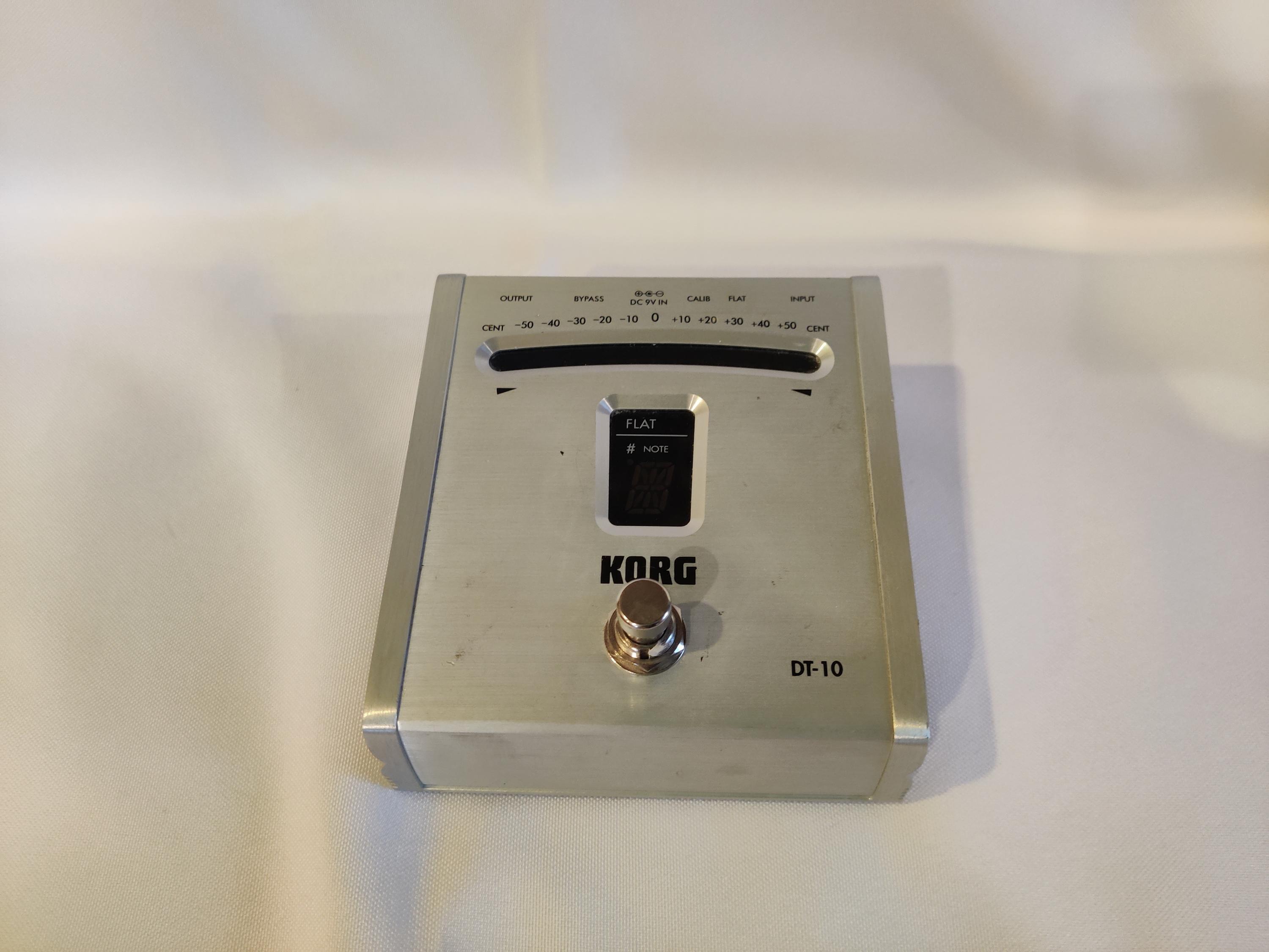 Used Korg DT-10 Pedal Tuner - Sweetwater's Gear Exchange