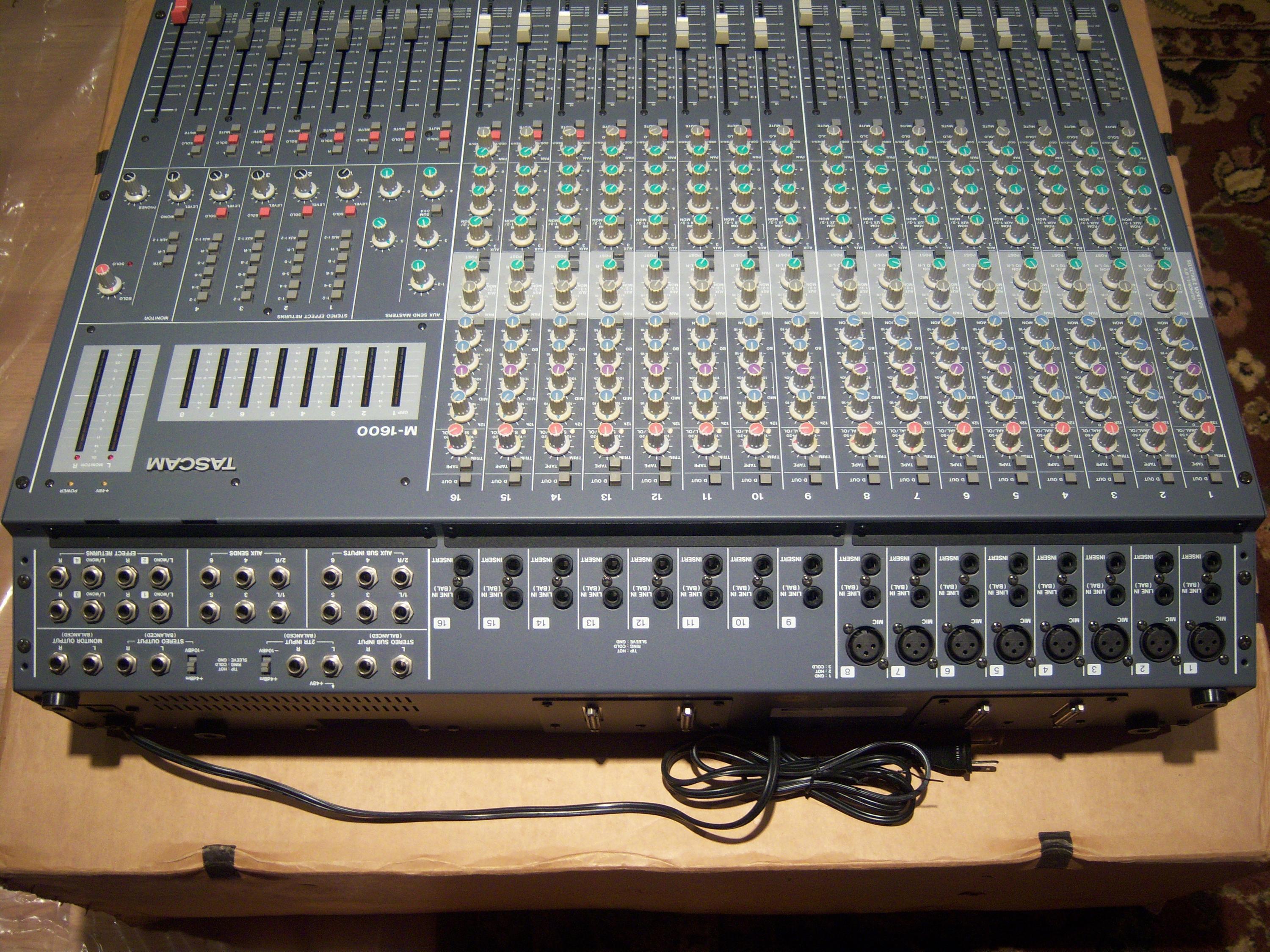 Used Tascam M-1600/16 Mixing console | Gear Exchange