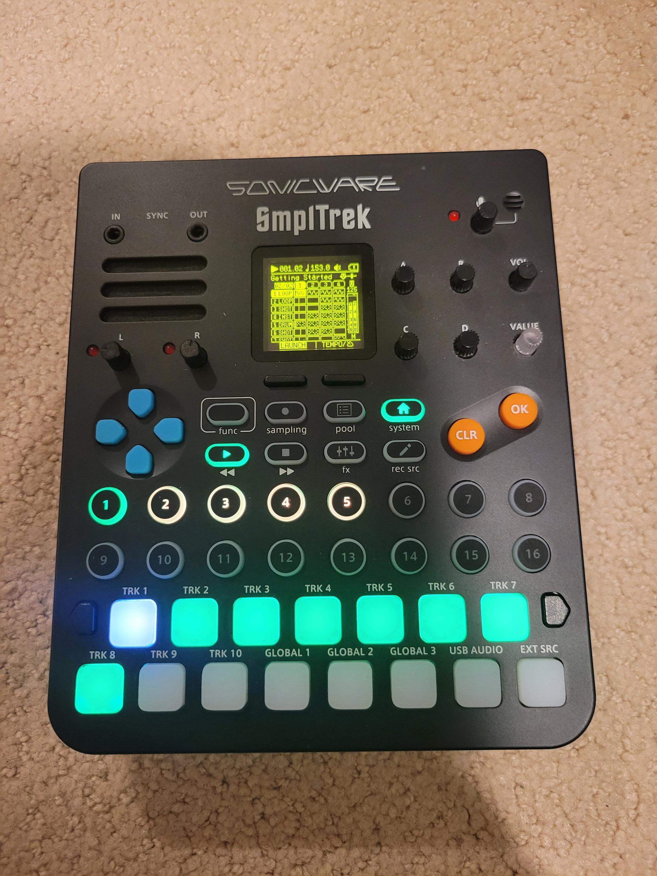 Used Sonicware SmplTrek + Extras!