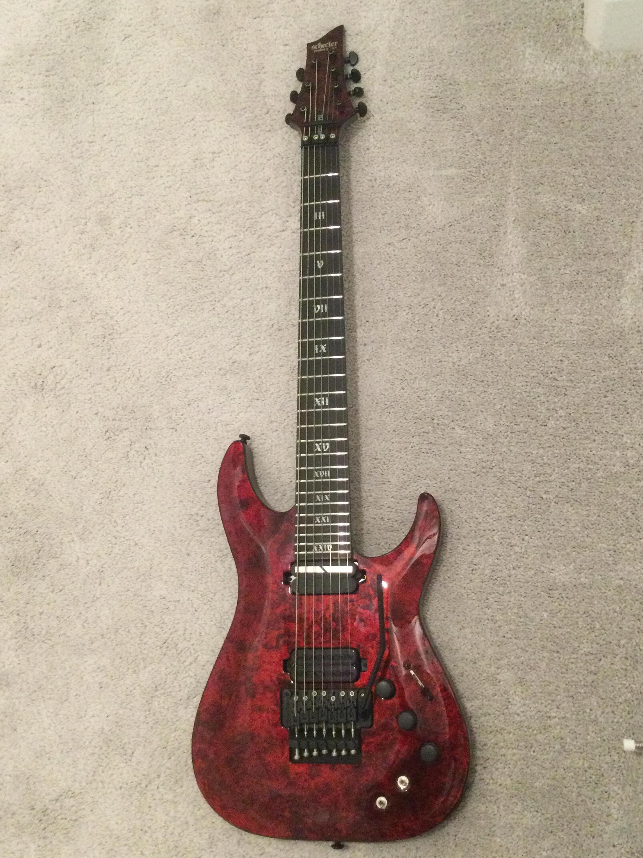 Used Schecter C-7 FR-S Apocalypse - Red - Sweetwater's Gear Exchange