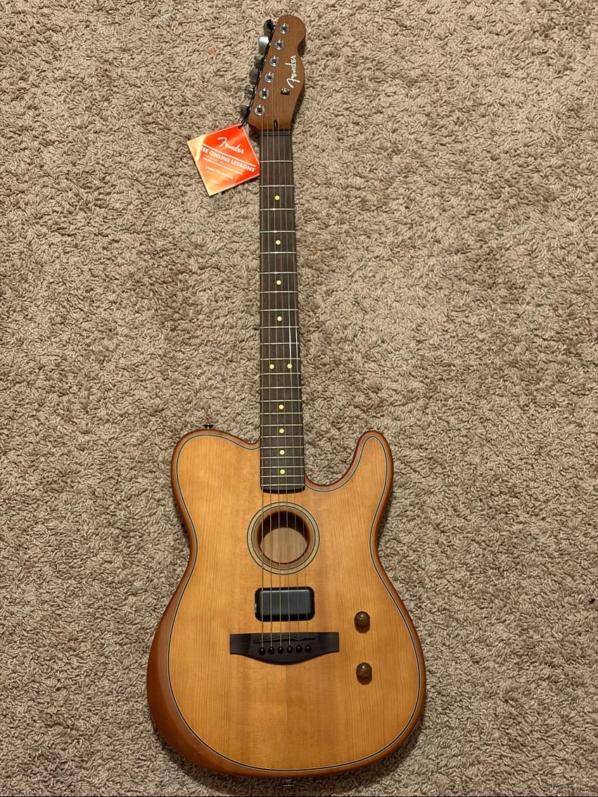 Acoustasonic Standard Telecaster Acoustic-electric Guitar - Aged Natural