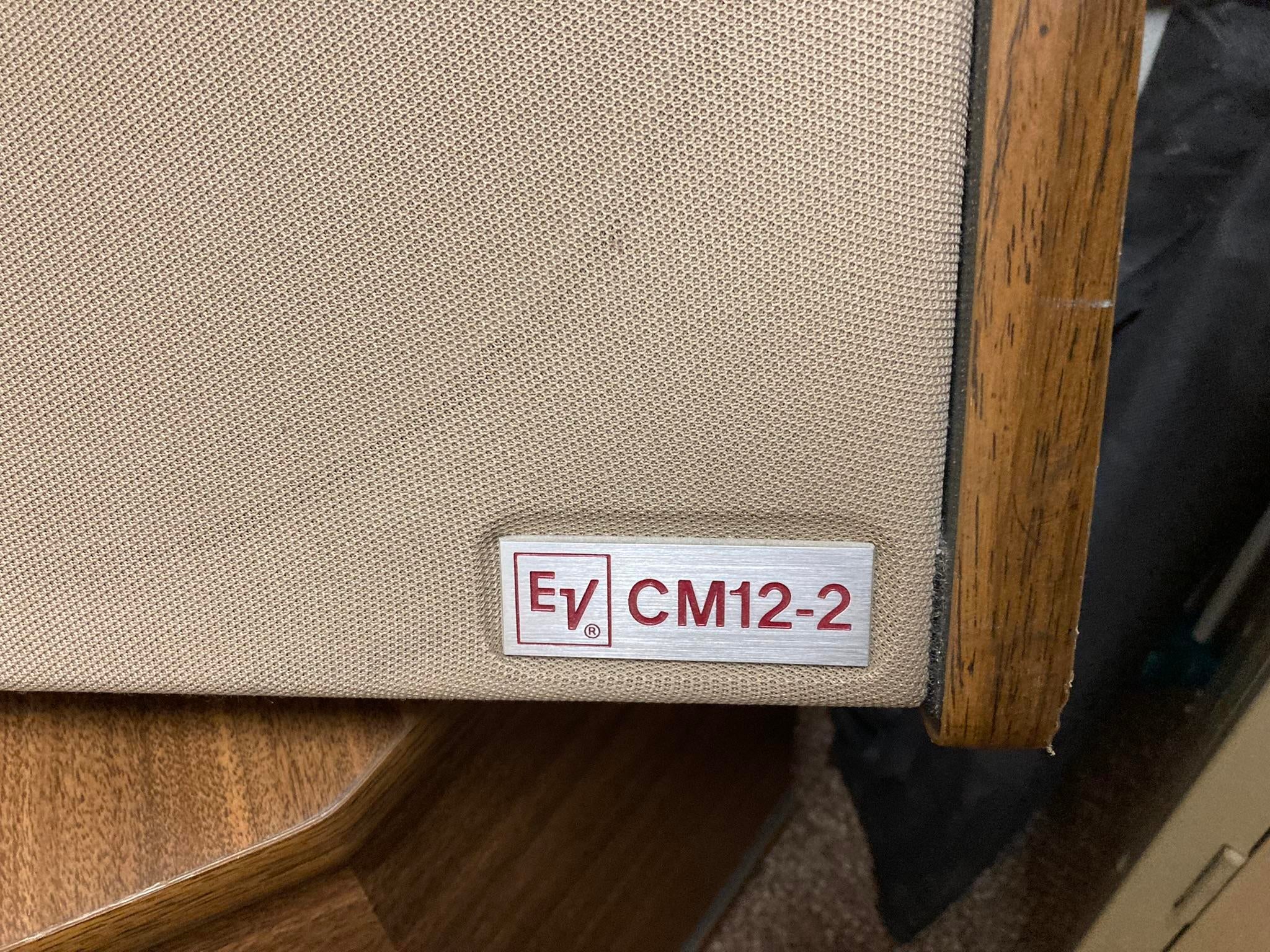 Used Electro Voice EV CM12-2 Monitor Speakers