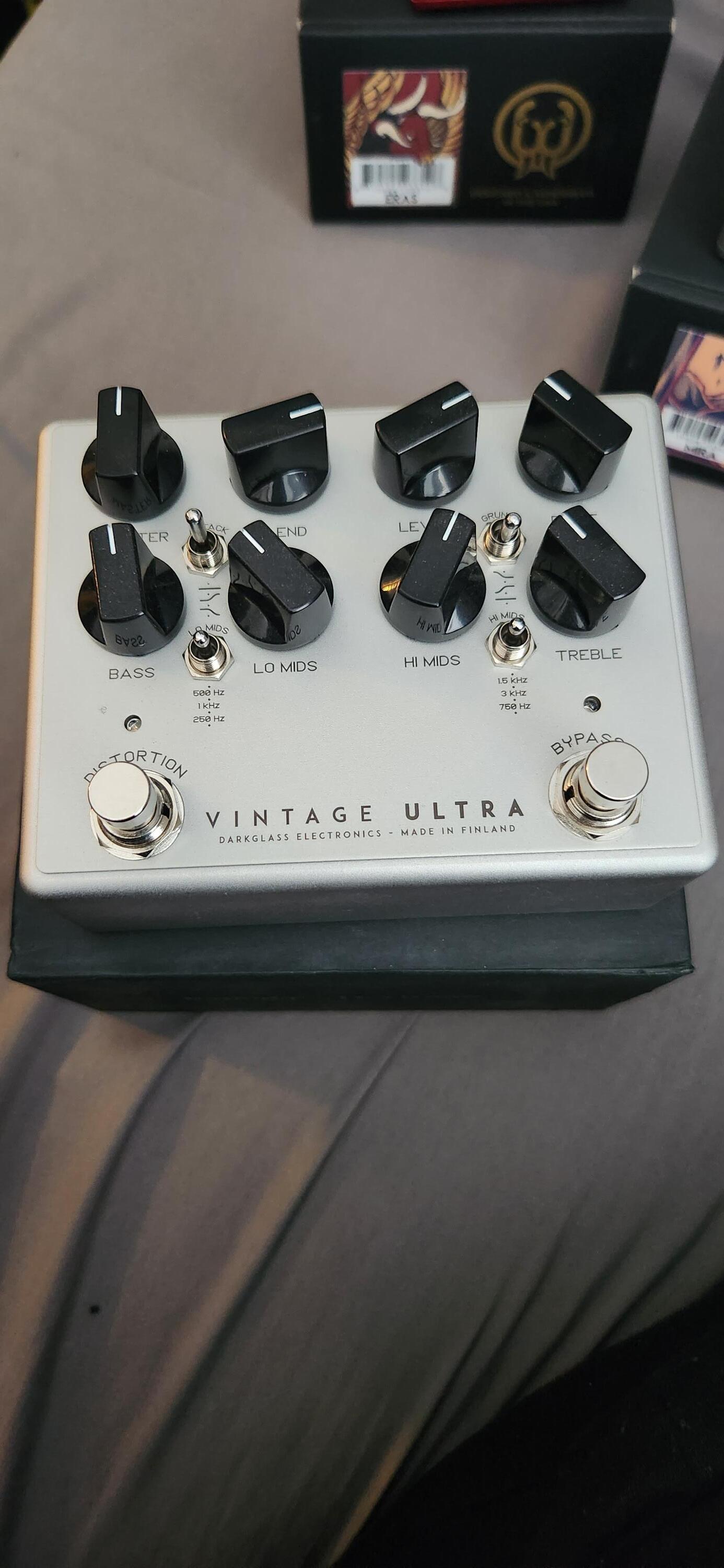 Used Darkglass Vintage Ultra V2 Bass Preamp Pedal with Aux In