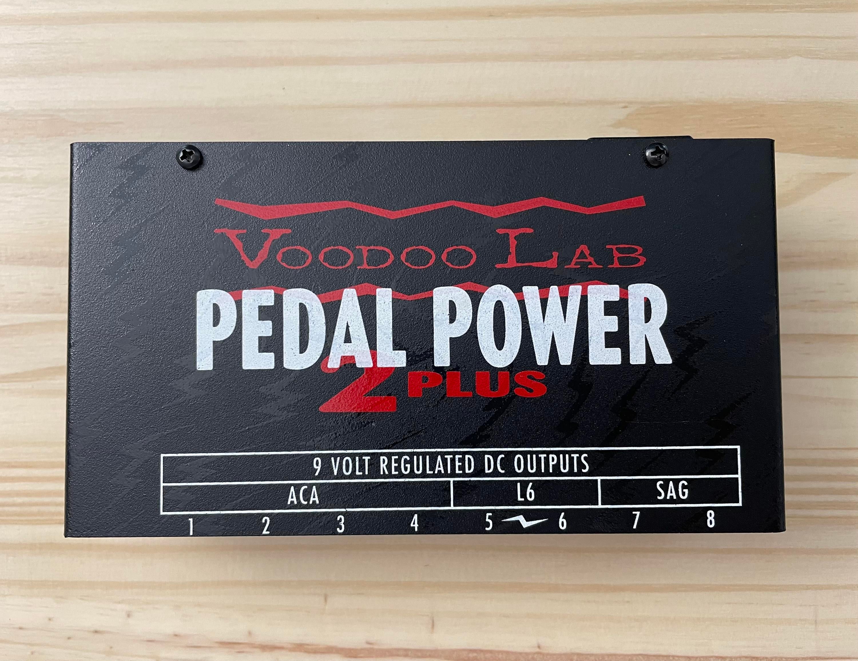 Used Voodoo Lab Pedal Power 2 PLUS pedal power W/ mounting brackets