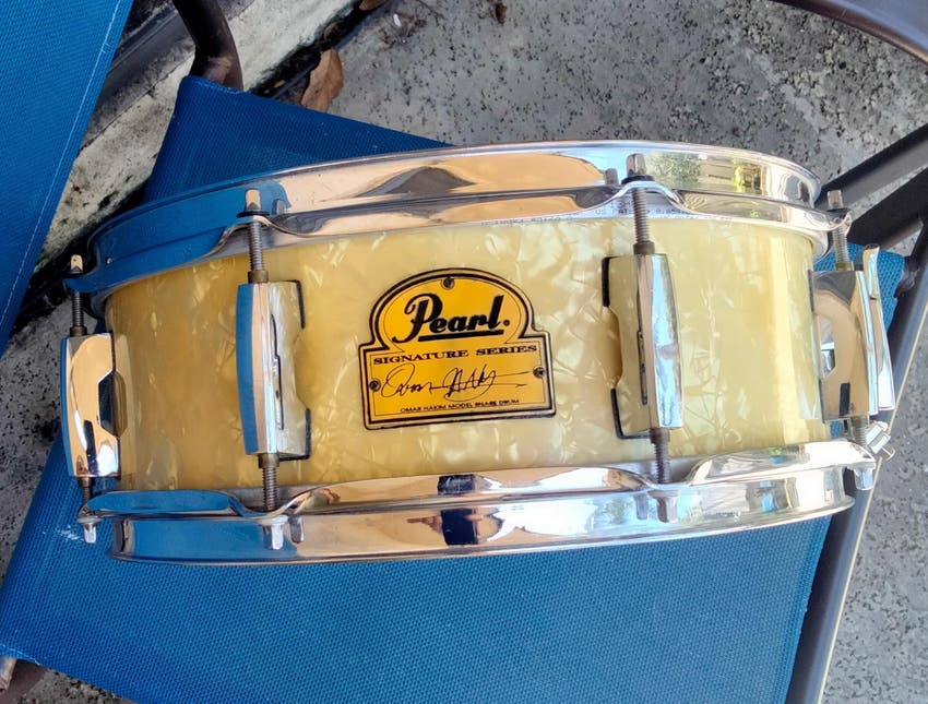 Used Pearl Omar Hakim Signature Snare Sweetwater Gear Exchange