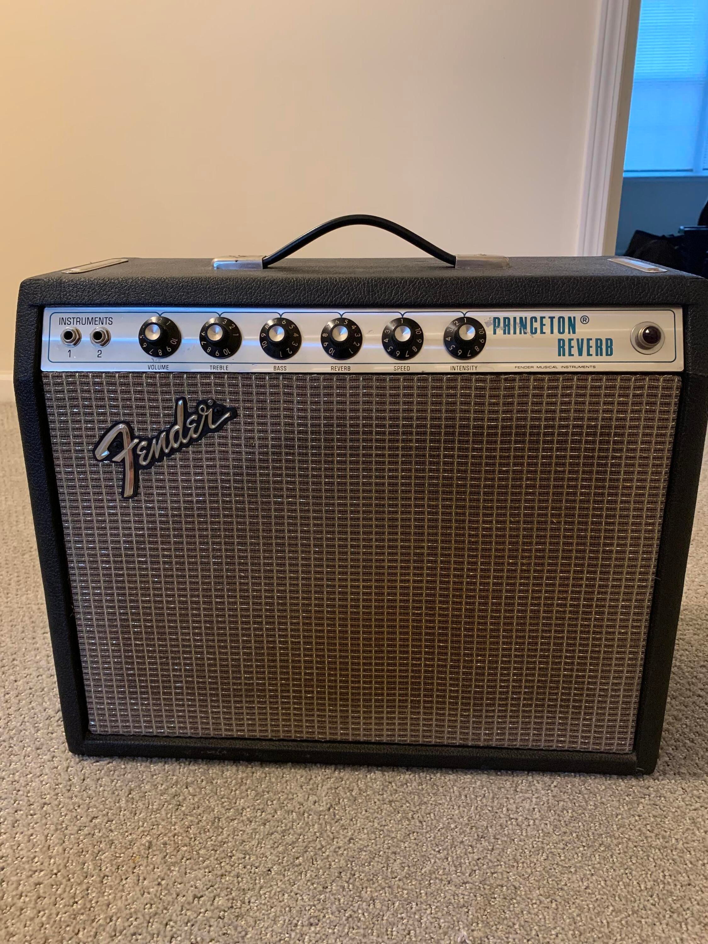 Used Fender Princeton reverb vintage 1970-1976