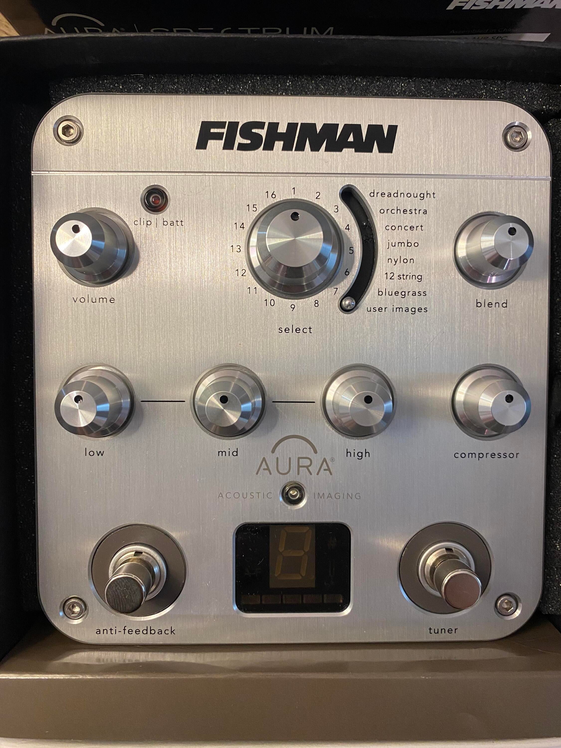 Used Fishman Aura Spectrum DI Acoustic Pedal | Gear Exchange