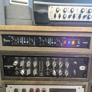 ELDS DerrEsser 500 Series De-esser pair racked