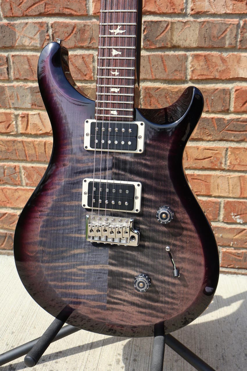 S2 Custom 24 Electric Guitar - Faded Gray Black Purple Burst