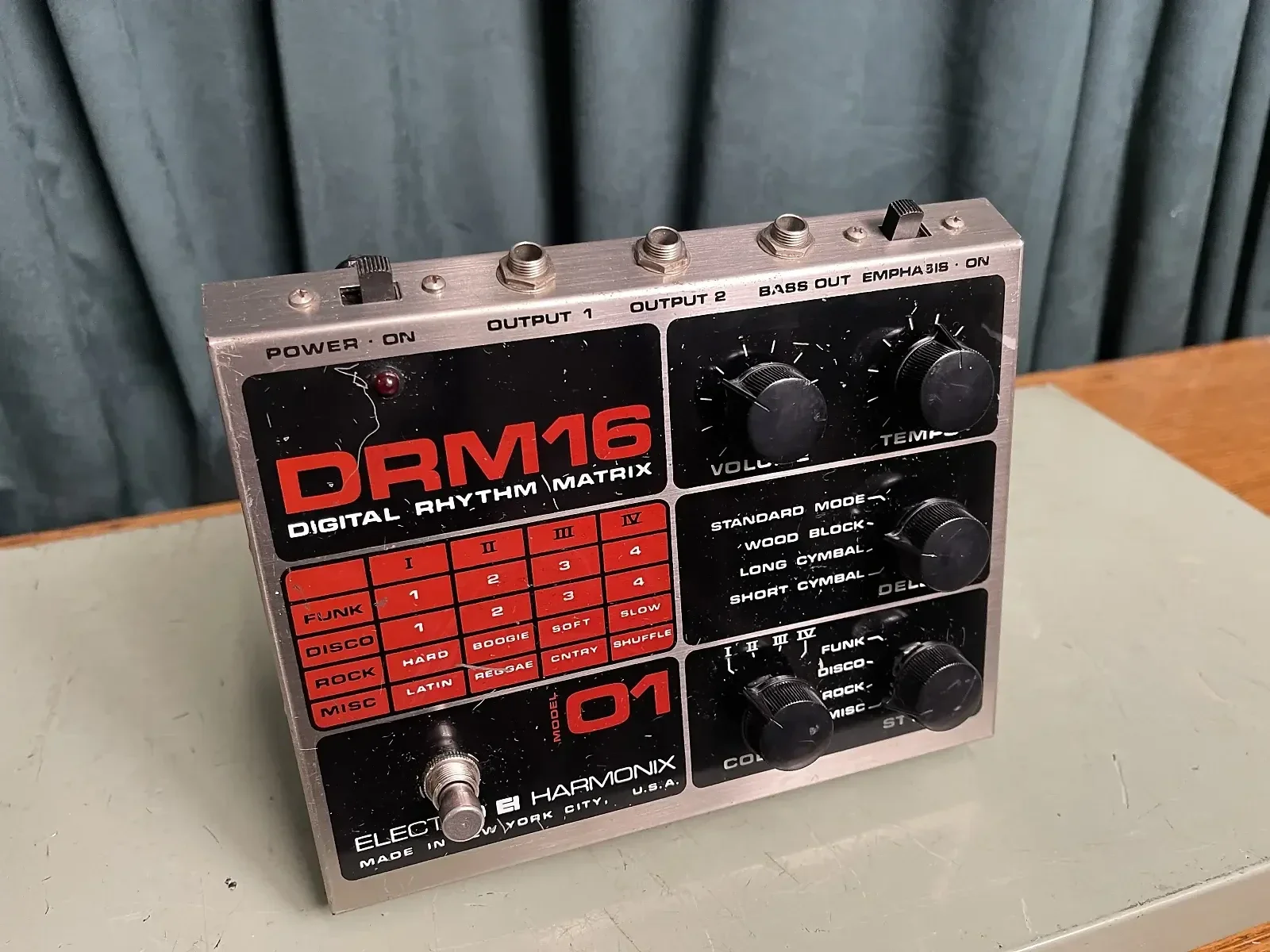 Used Electro-Harmonix DRM-16 vintage 1970s drum machine