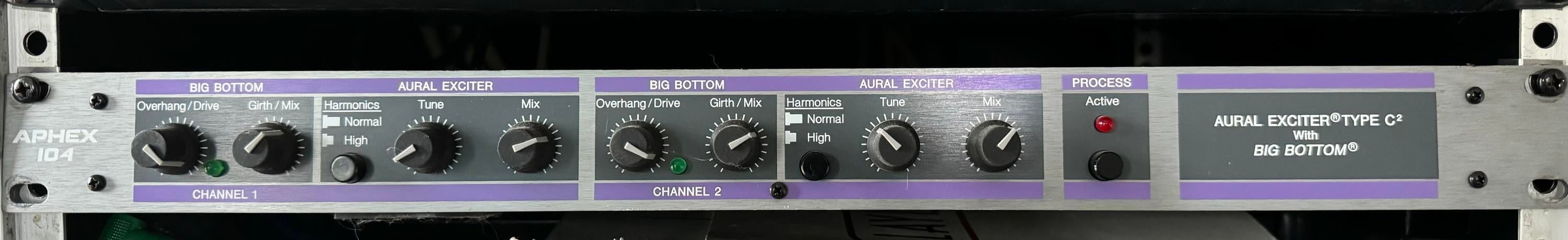 Used Aphex 104 Aural Exciter Type C2 with BIG BOTTOM
