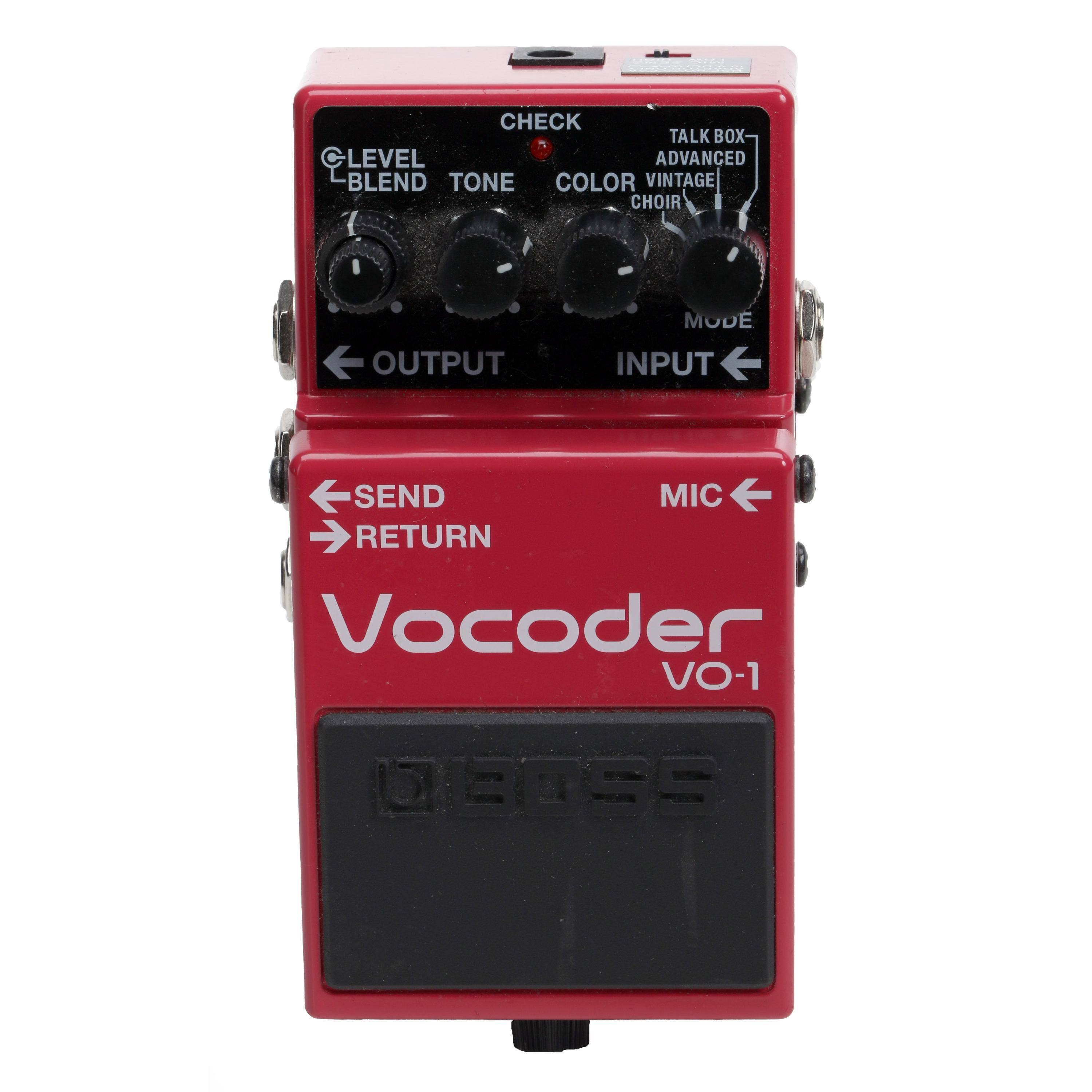 Used Boss VO-1 Vocoder Pedal for Guitar Players | Sweetwater Gear Exchange