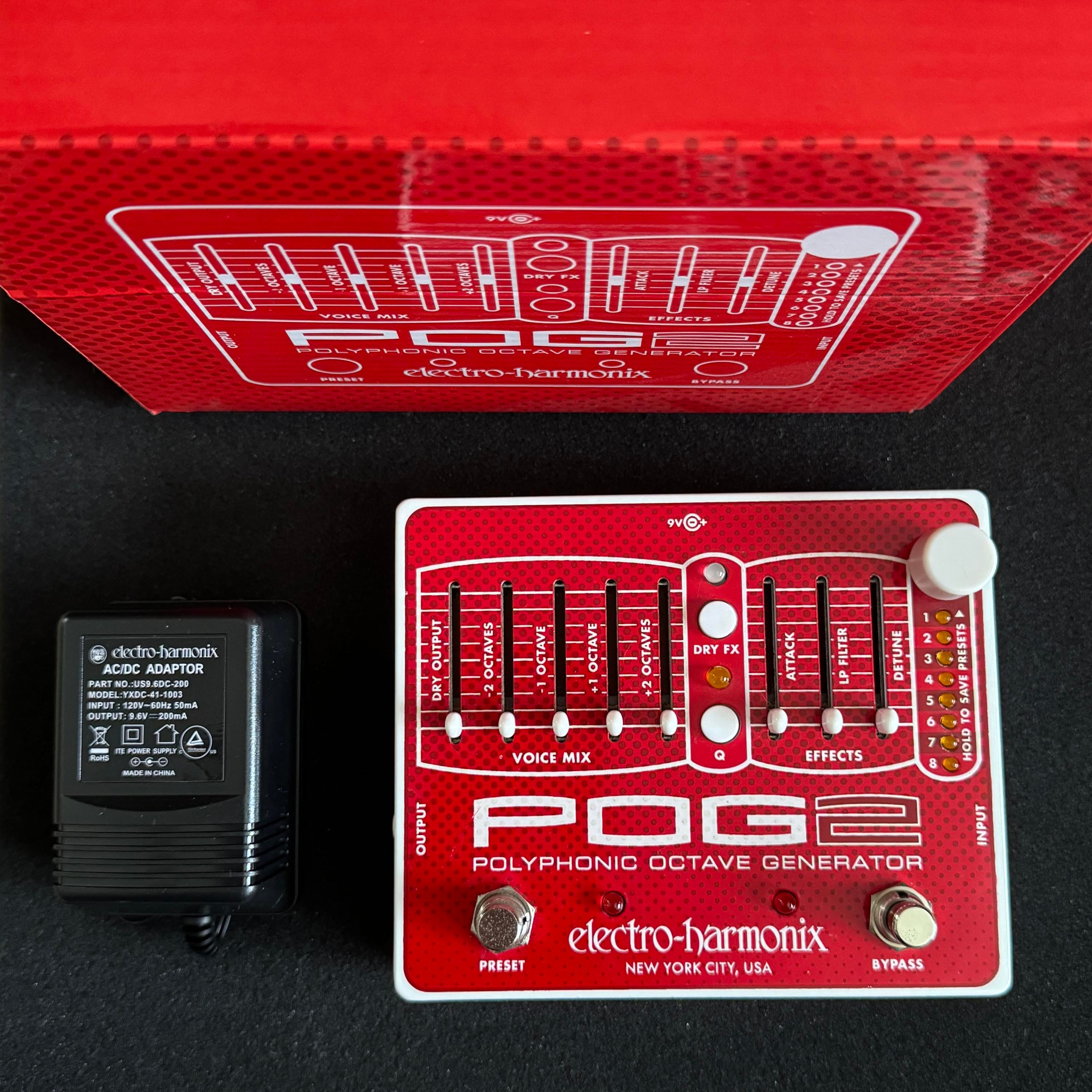 Used Electro-Harmonix POG2 Polyphonic Octave Generator Pedal