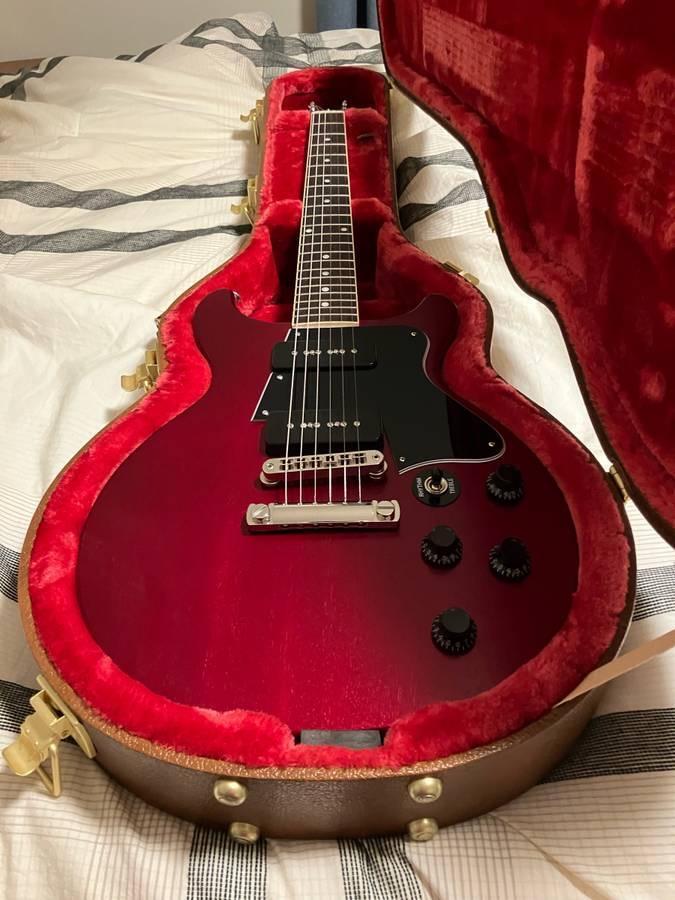 Used Gibson Rick Beato Les Paul Special Double Cut Electric Guitar -  Sparkling Burgundy Satin