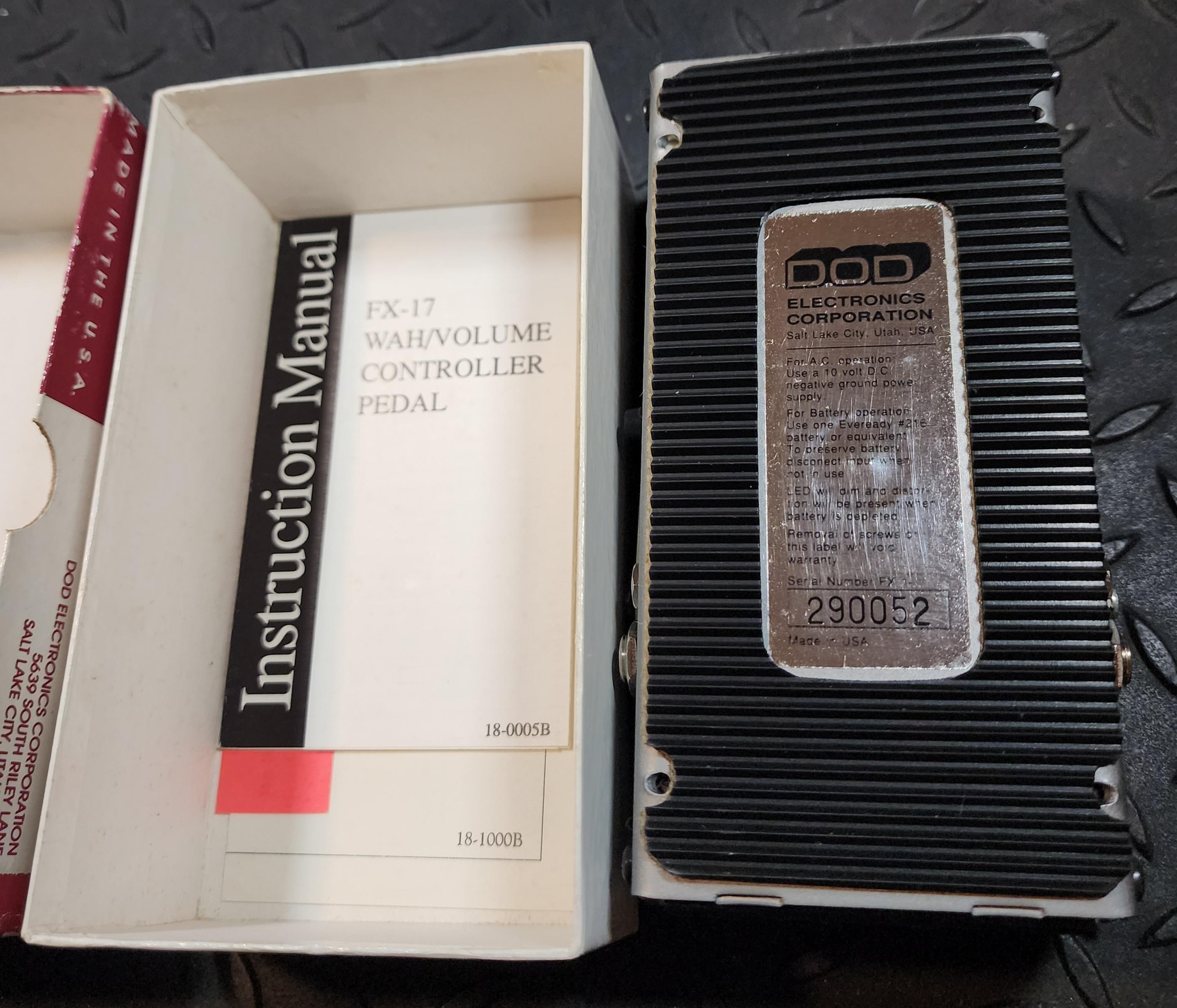 Used DOD Wah-Volume FX-17 FX17 - Sweetwater's Gear Exchange