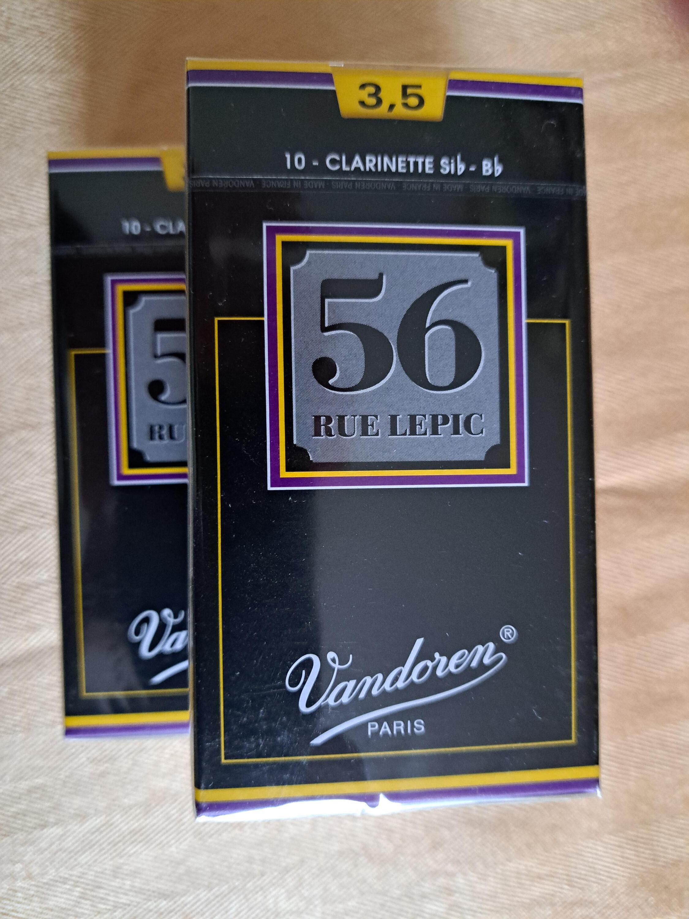 Vandoren rue lepic 56 shop clarinet reeds