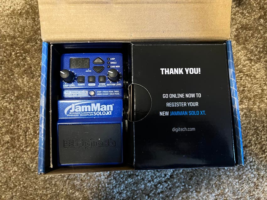 Used Digitech JamMan Solo XT Loop Pedal Sweetwater Gear Exchange