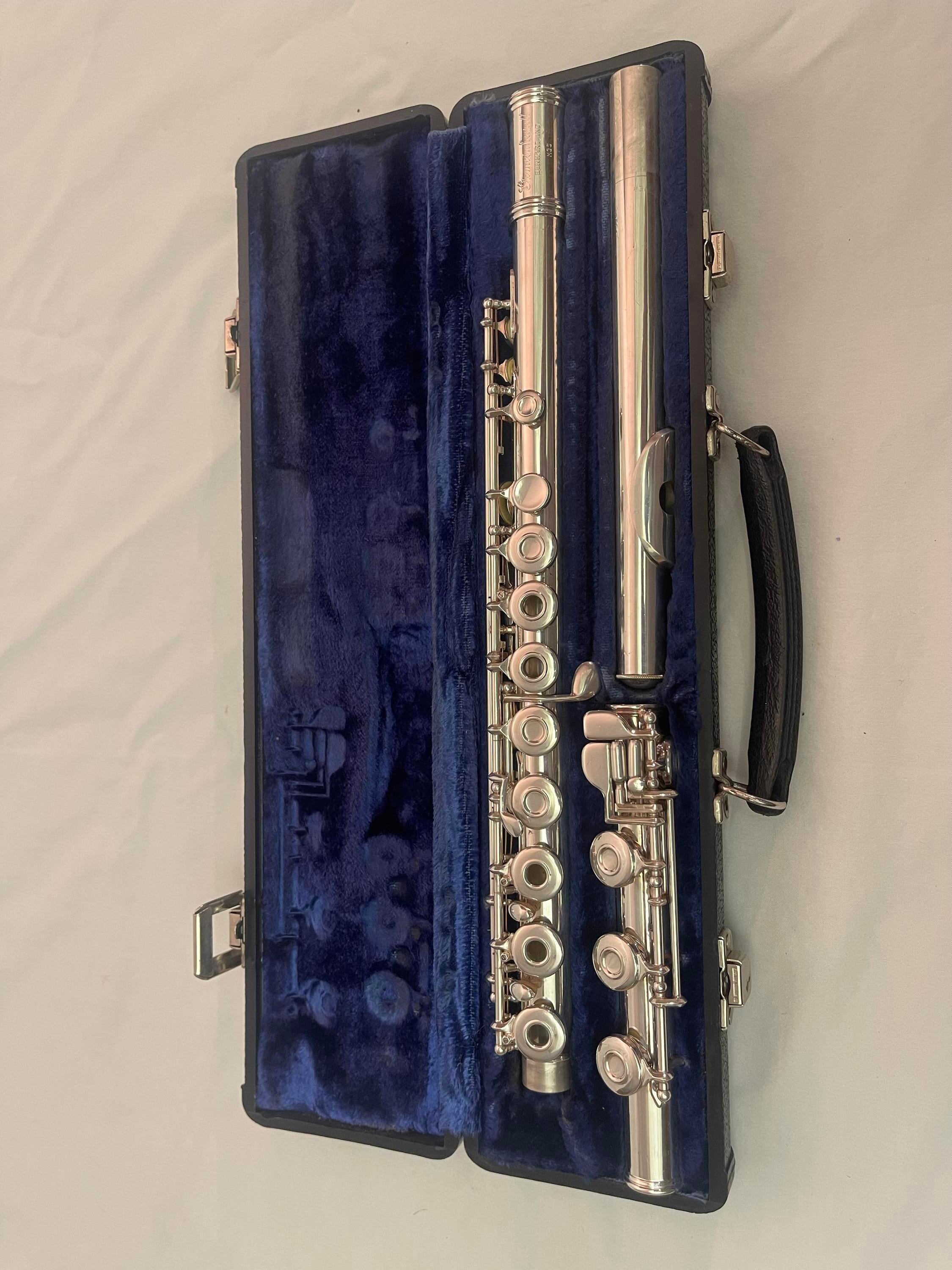 Used Gemeinhardt Sold Silver B foot Flute BRAND NEW PADS