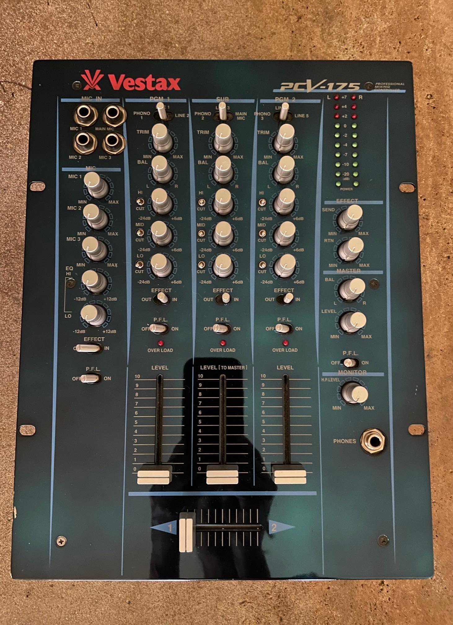 Used Vestax PCV 175 DJ Mixer - Sweetwater's Gear Exchange