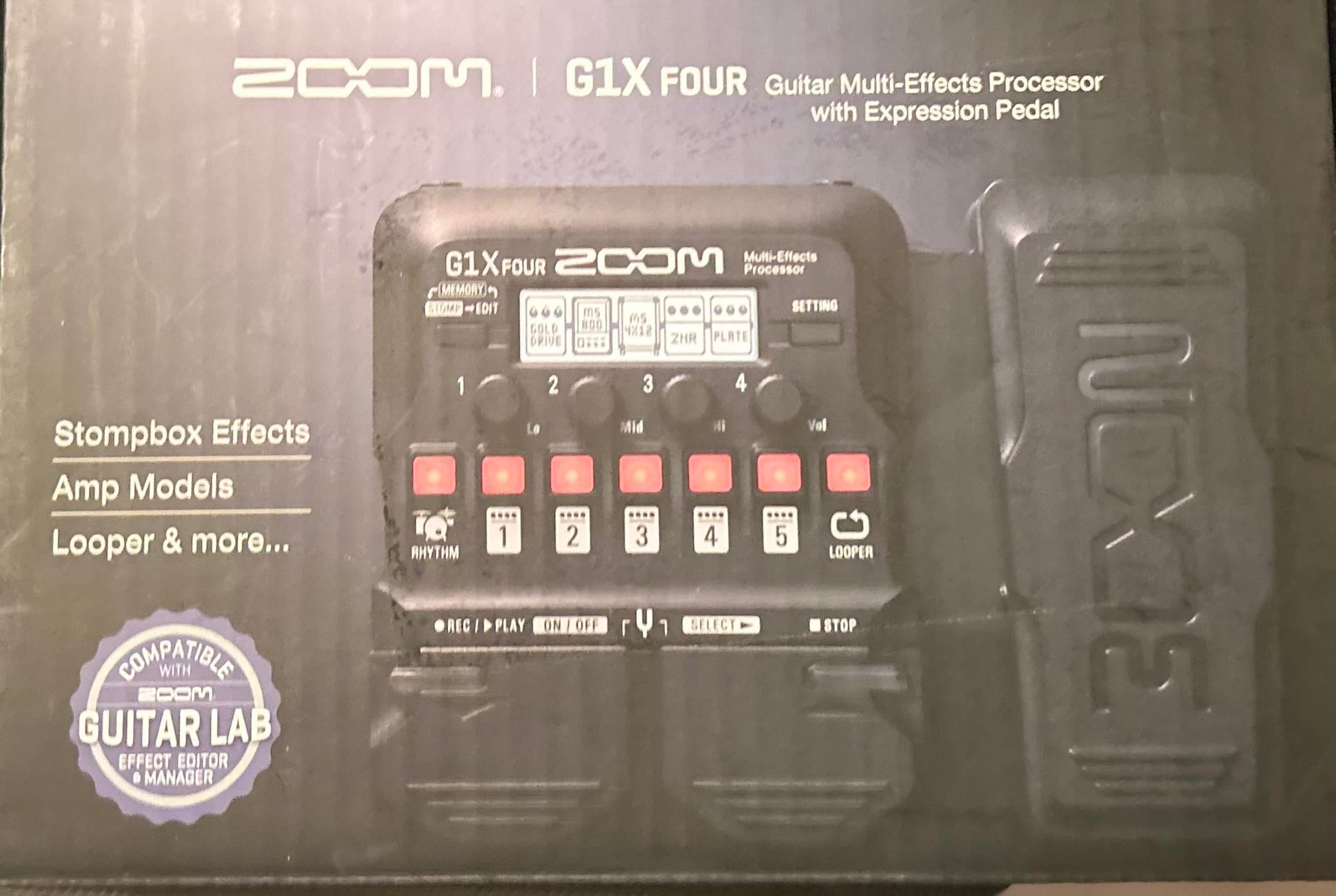 Zoom G1X FOUR Guitar Multi Effects-