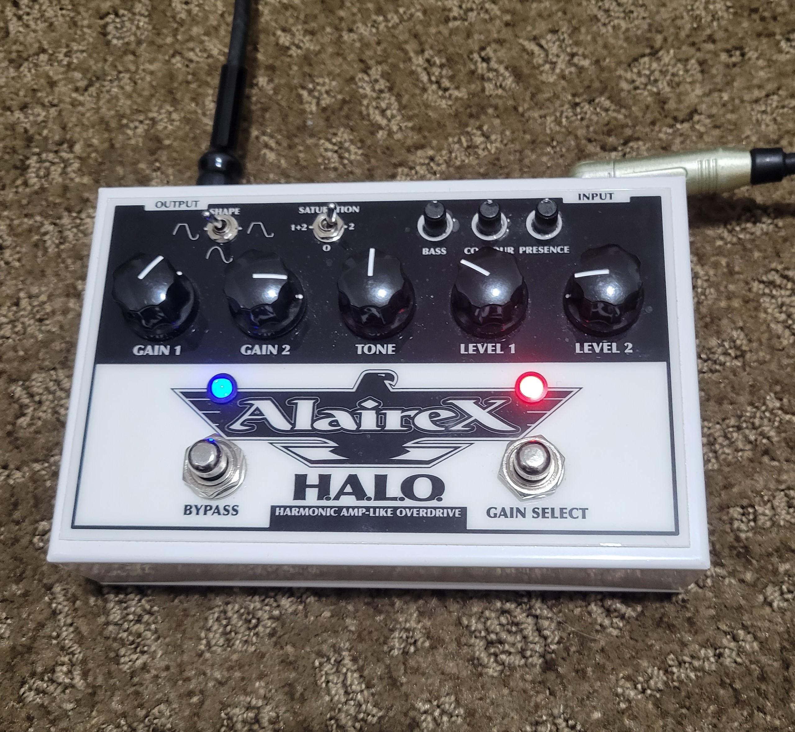 Used Alirex H.A.L.O. Harmonic-Amp-Like-Overdrive Pedal - PRICE DROP!