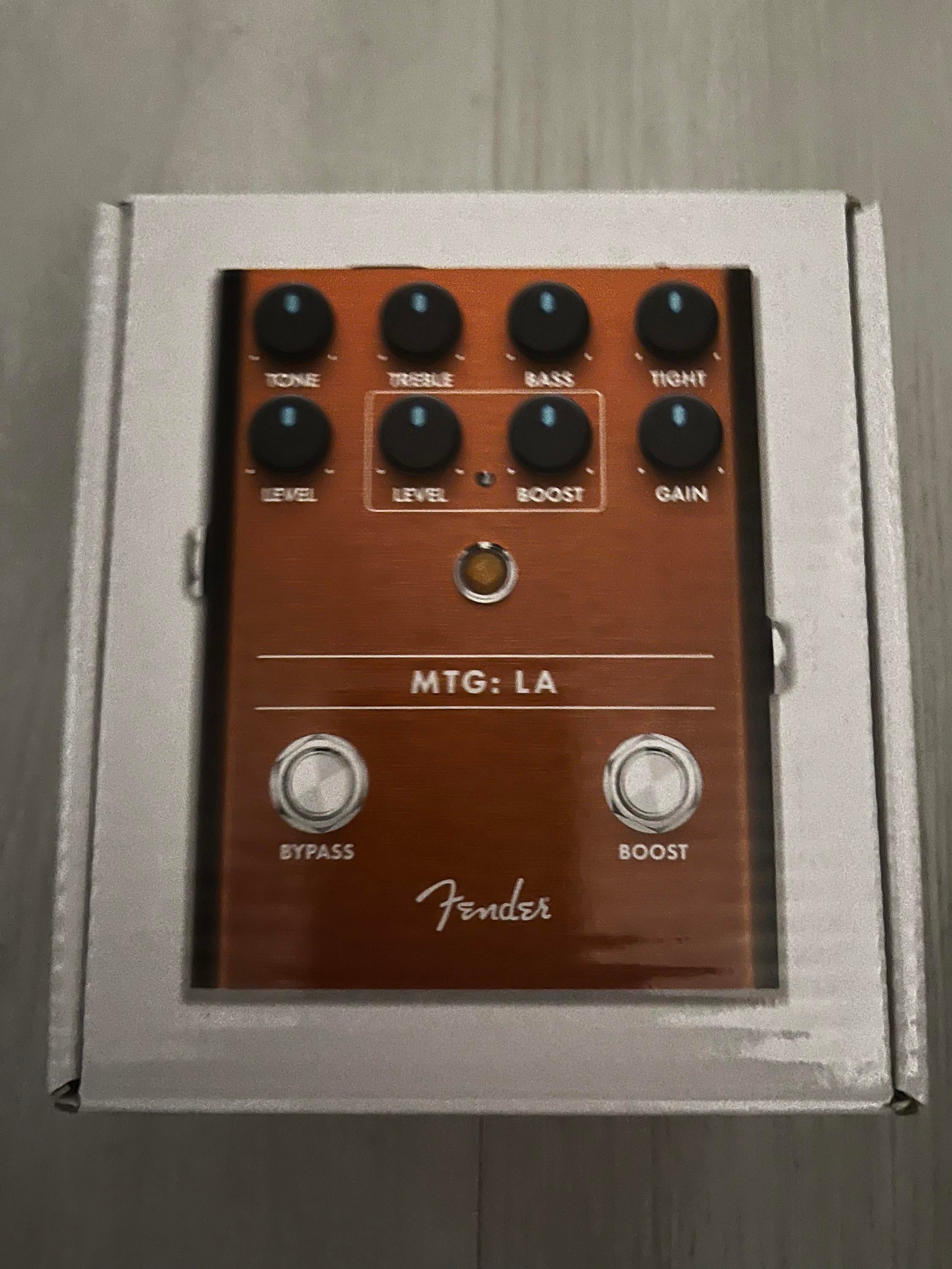 Used Fender MTG:LA Tube Distortion Pedal - Sweetwater's Gear Exchange