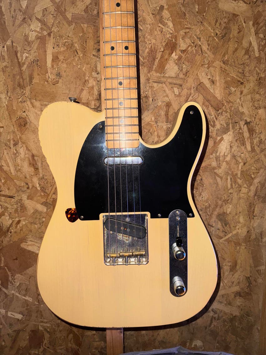 2021 Fender 75th Vintera Road Worn ’50s Telecaster Maple Fingerboard Vintage Blonde