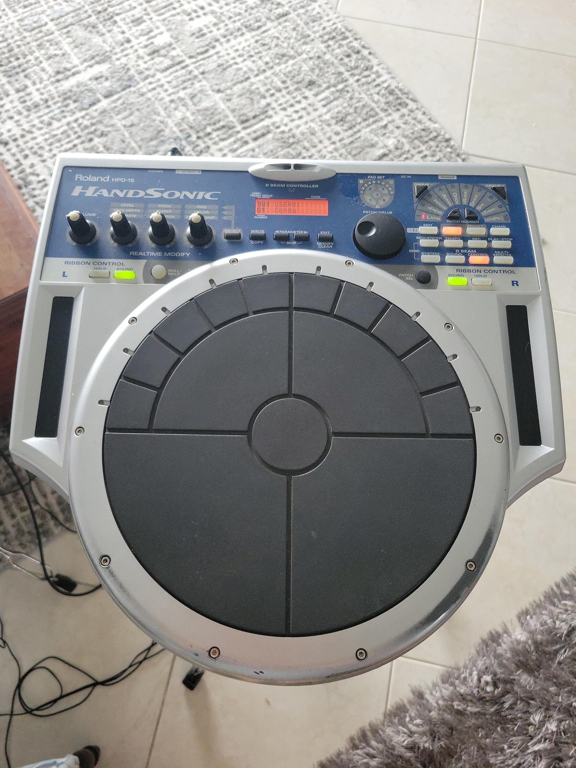 Used Roland Handsonic HPD-15 w Manual - Sweetwater's Gear Exchange