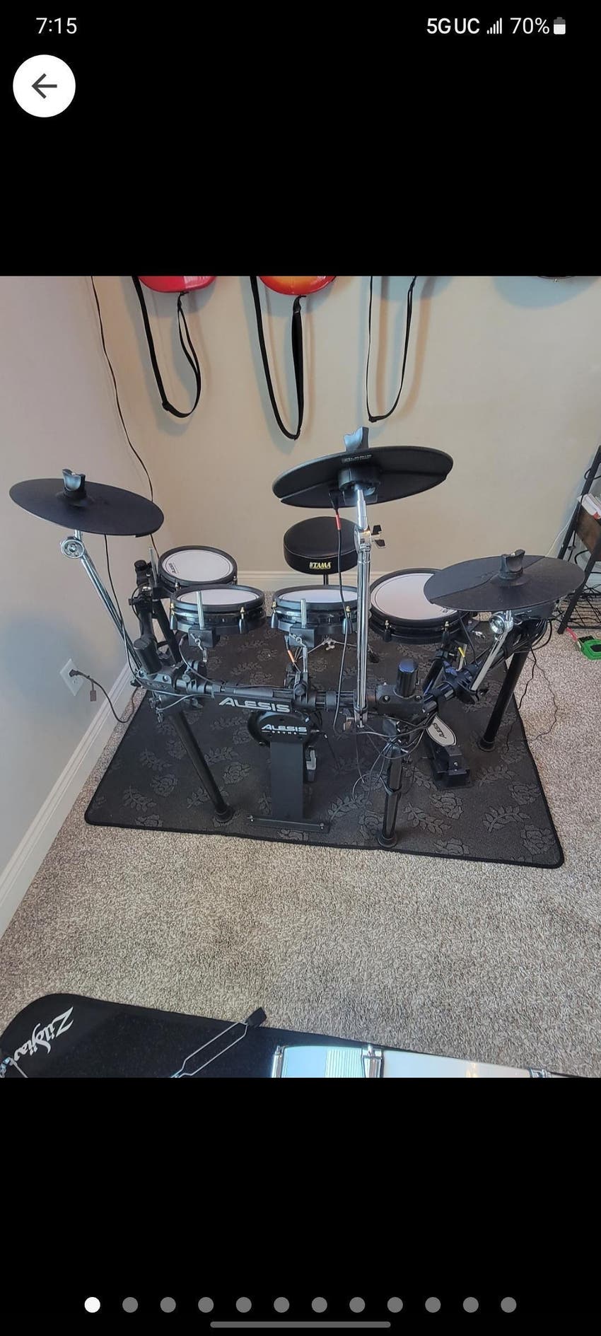 Used Alesis Surge Special Edition Mesh Electronic Drum Set Sweetwater