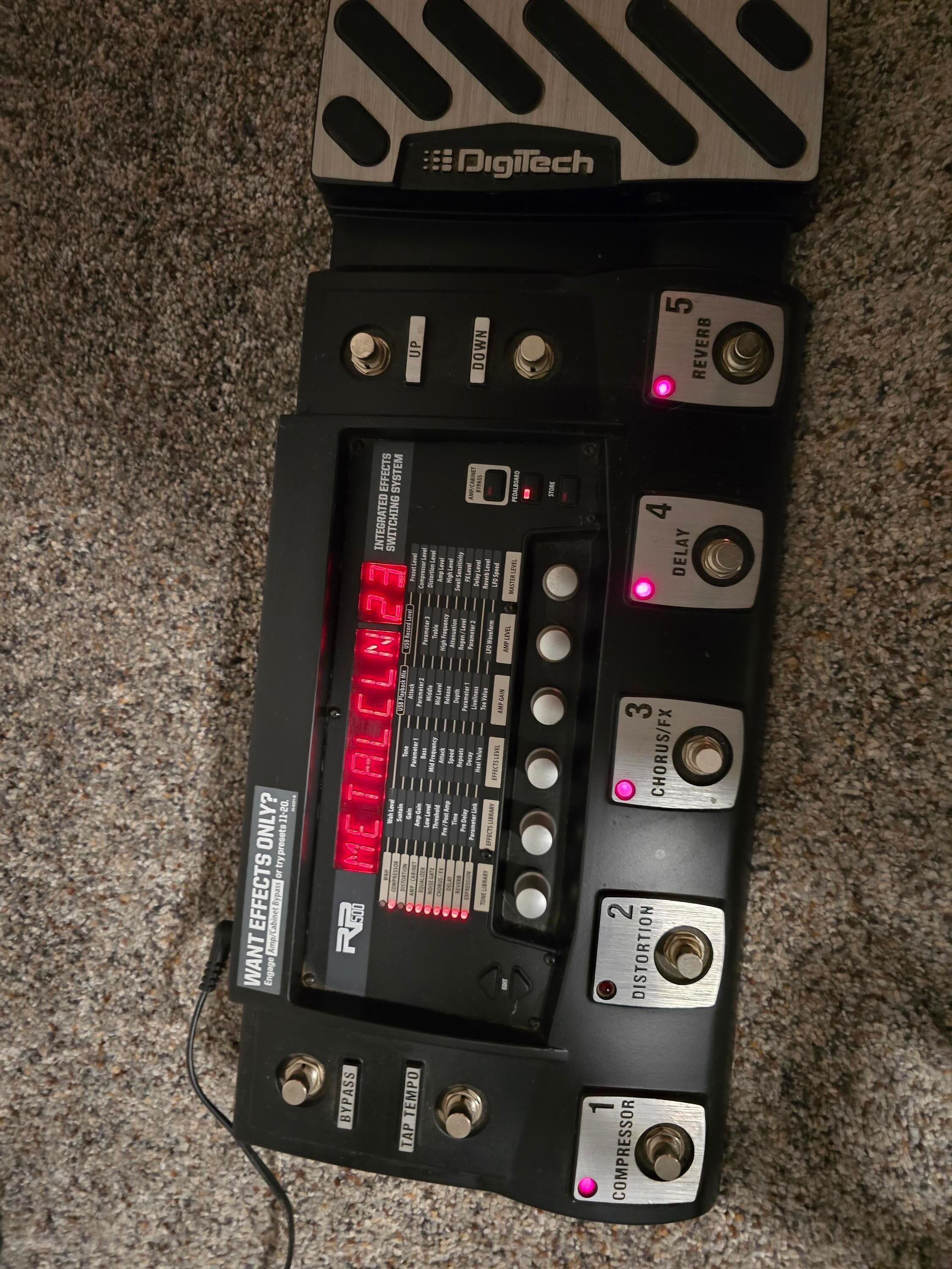 ギター DigiTech RP500 DigiTech RP500 Guitar Integrated Effects Switching System