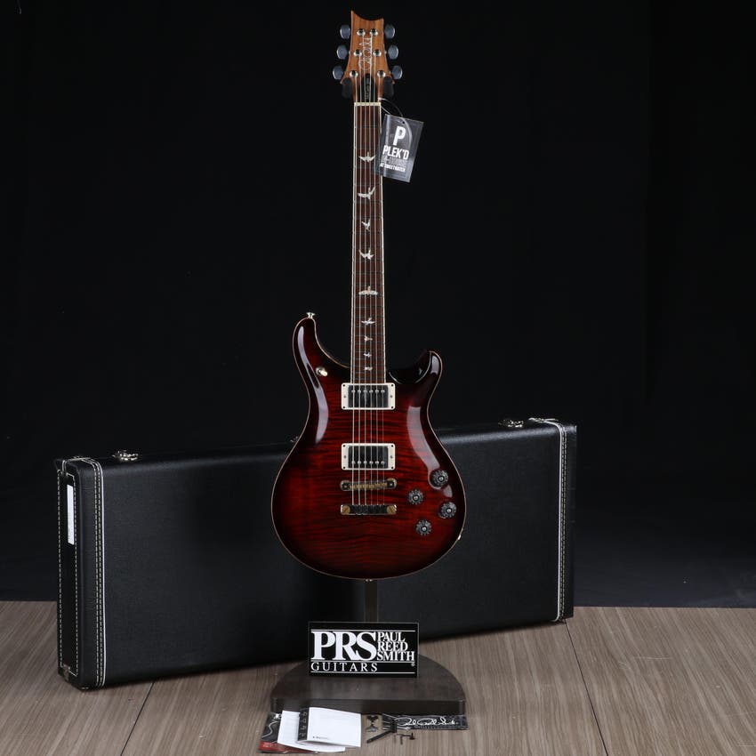 McCarty 594 Singlecut 10-Top Electric Guitar with Case - Fire Red - Plek'd