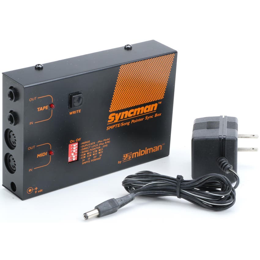 MidiMan Used SyncMan Song Pointer Sync Box MIDI controller Sweetwater