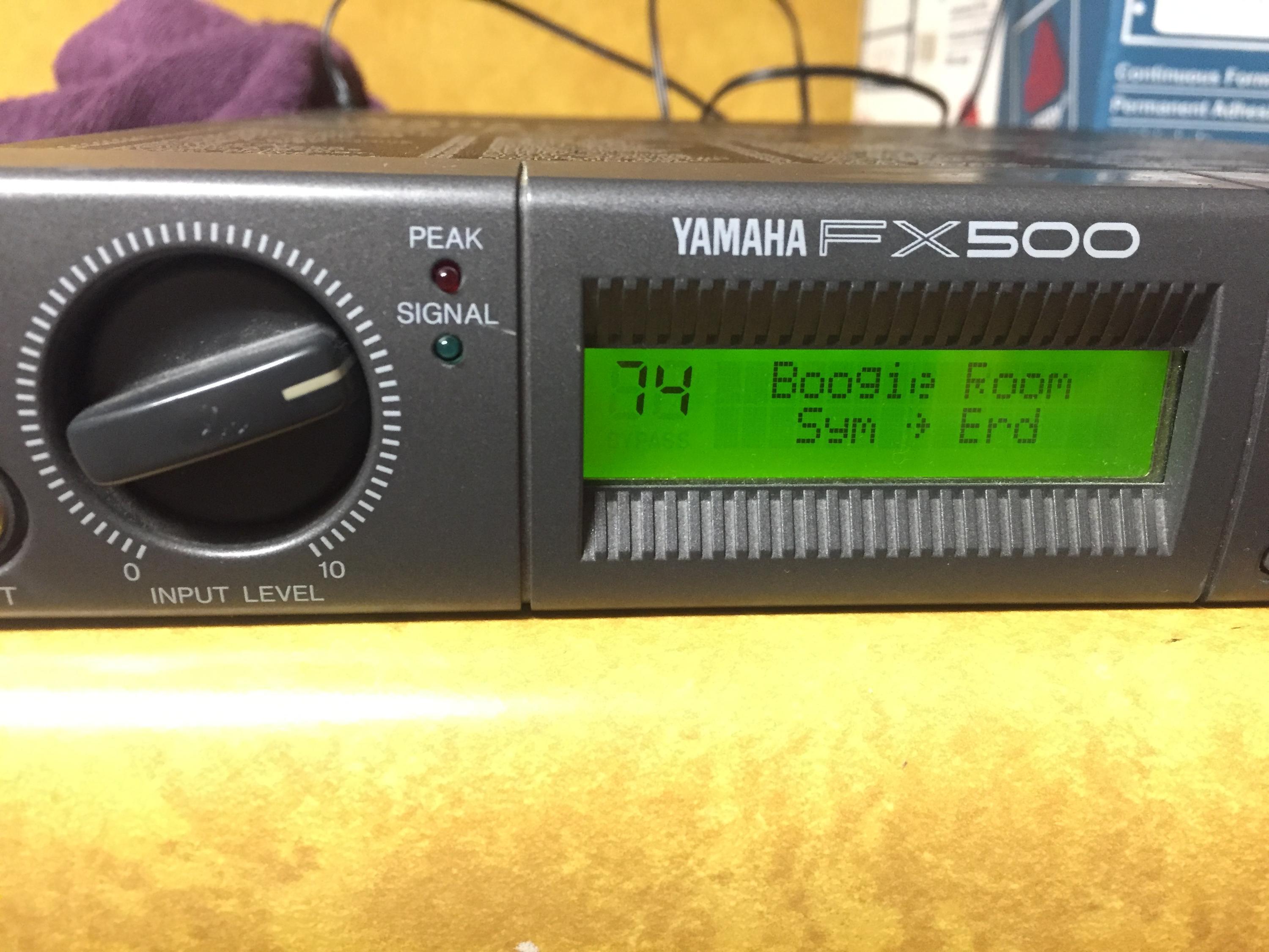 Used Yamaha FX500 Simul-Effect Processor | Gear Exchange