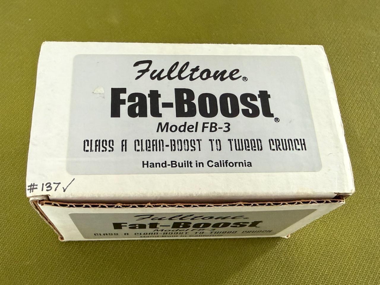 Used Fulltone FB-3 Fat-Boost 3 - Sweetwater's Gear Exchange