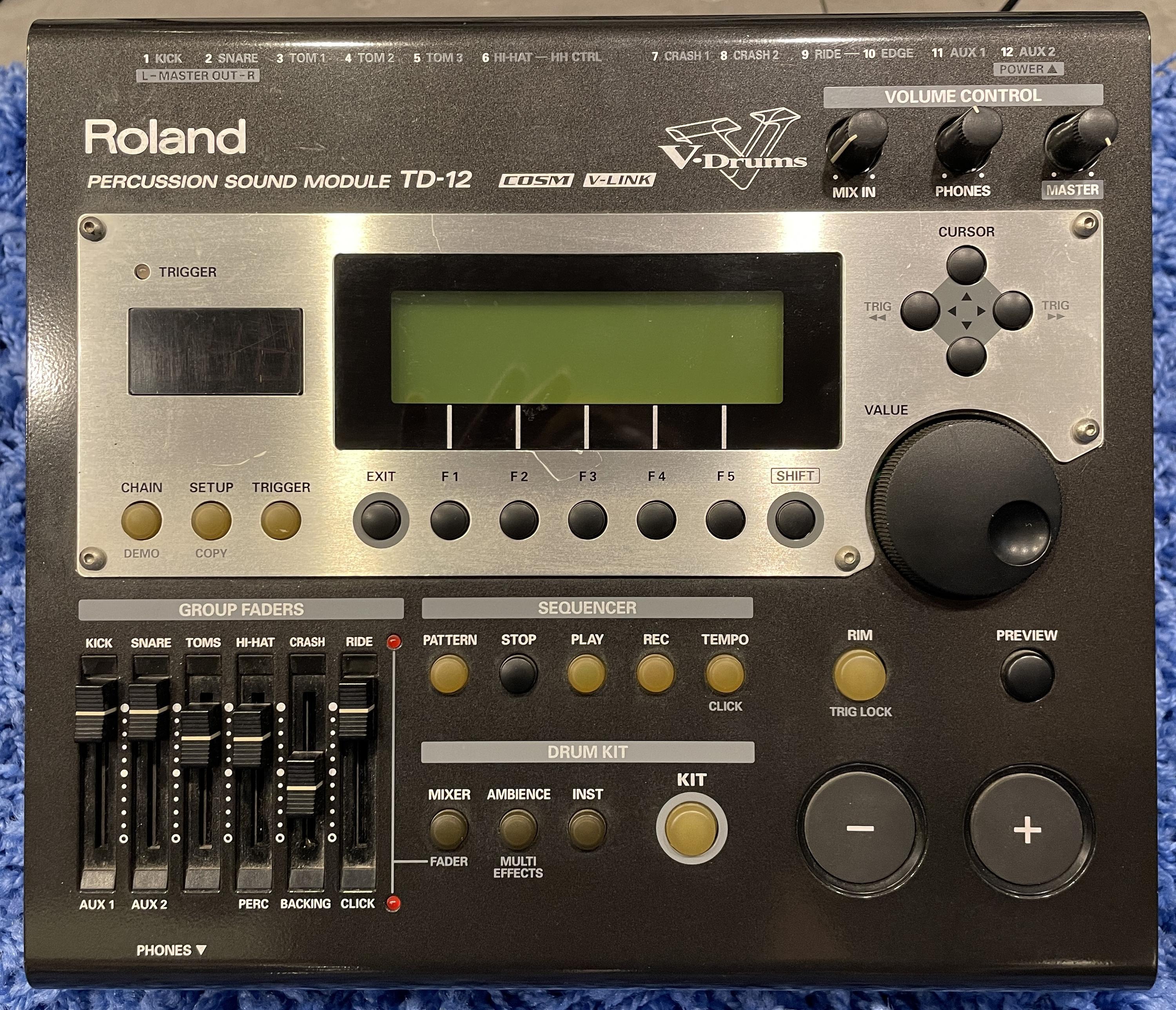 Used Roland TD-12 Percussion Sound Module