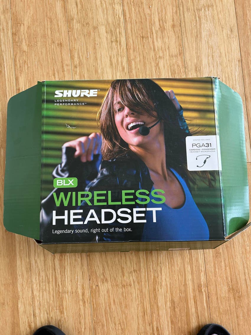 Used Shure BLX14/PGA31 Wireless Headworn Microphone System H11 Band