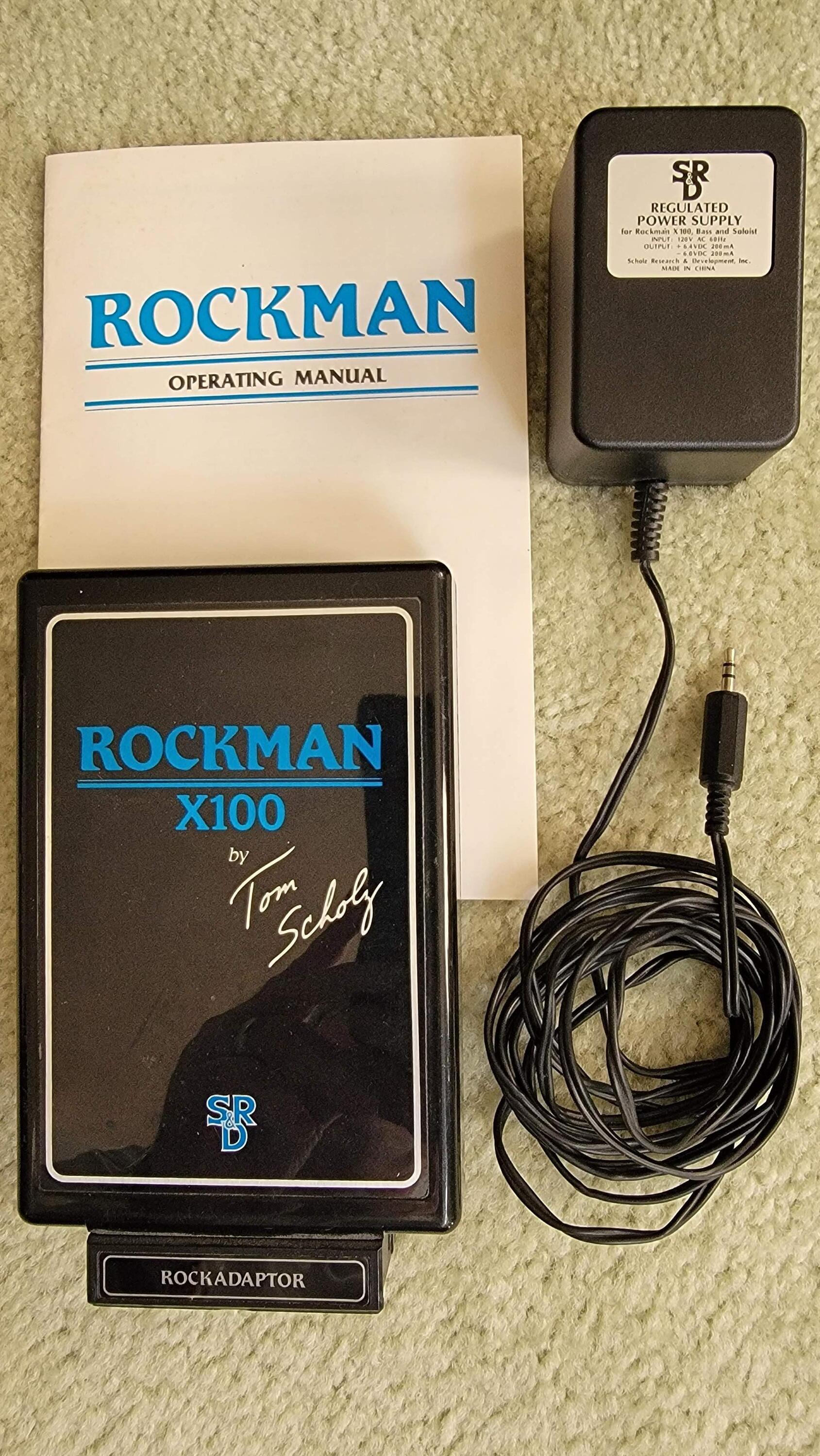 Used Scholz Research and Development Vintage Rockman X100 Headphone Amp Tom  Scholz SR&D