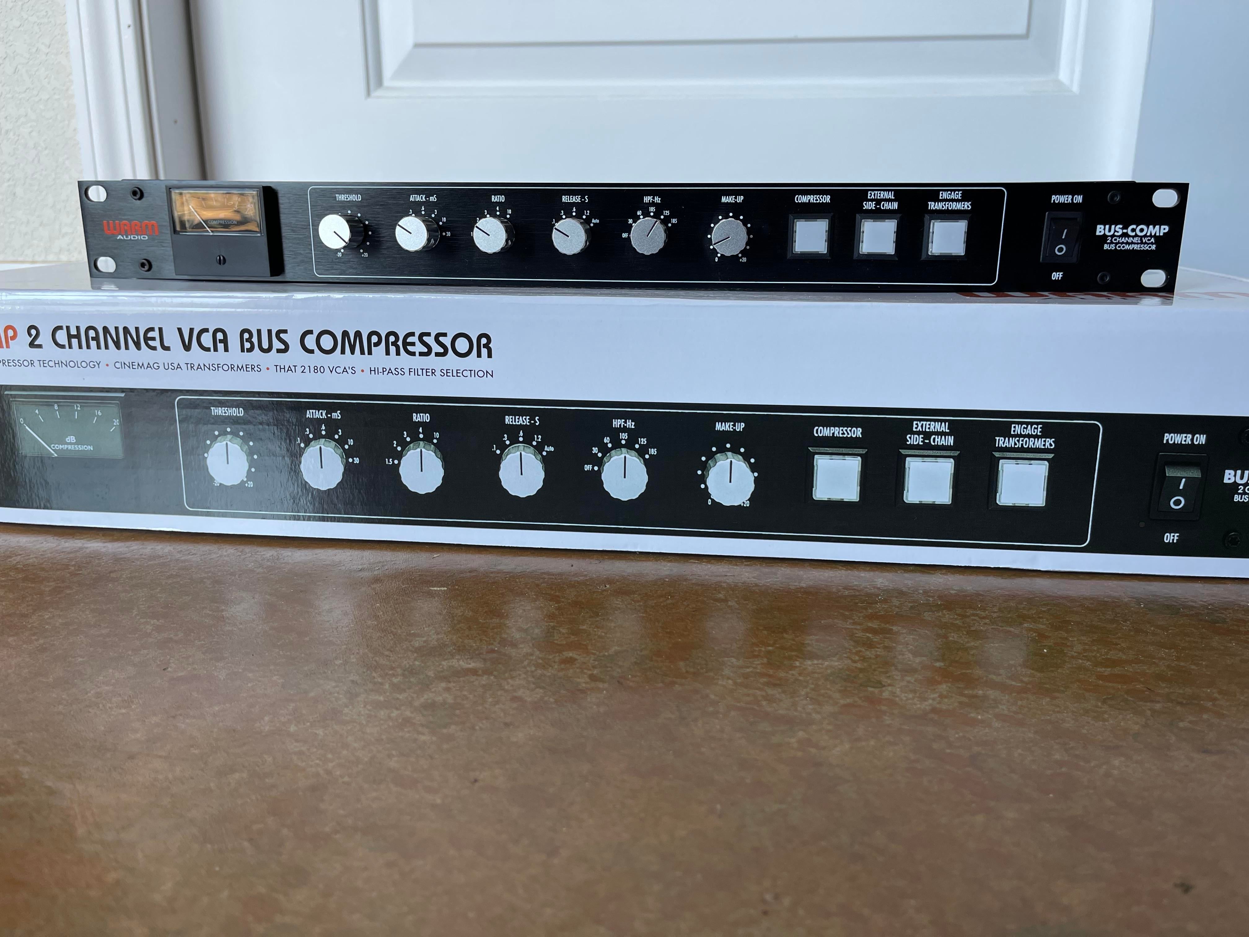 Used Warm Audio Bus-Comp 2-channel Stereo VCA Bus Compressor