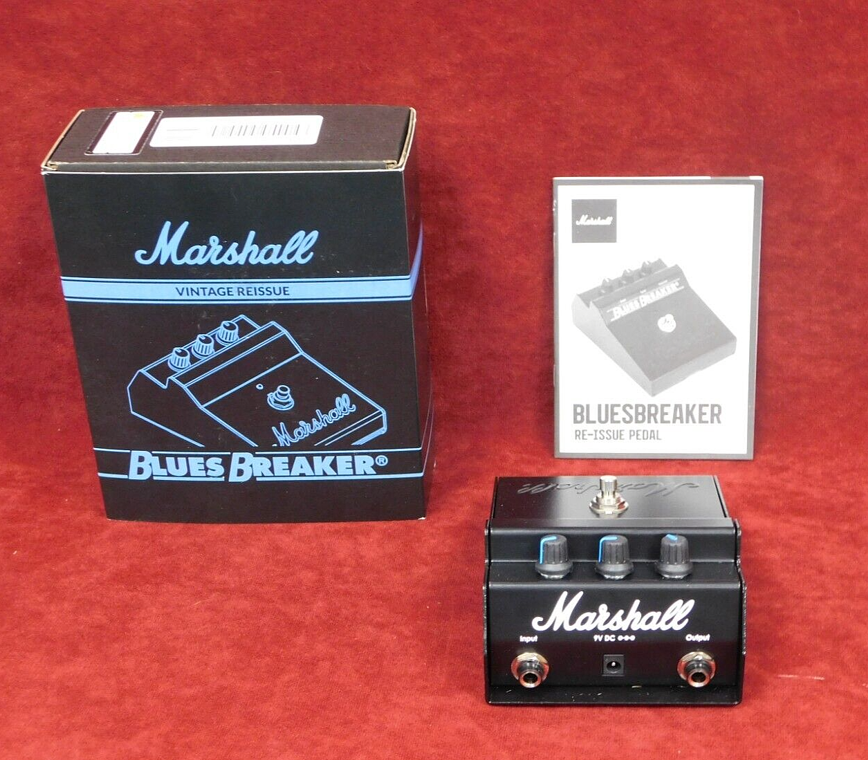 Used Marshall 2023 Marshall BluesBreaker Reissue Overdrive/Distortion  Pedal! Hand Wired in UK!