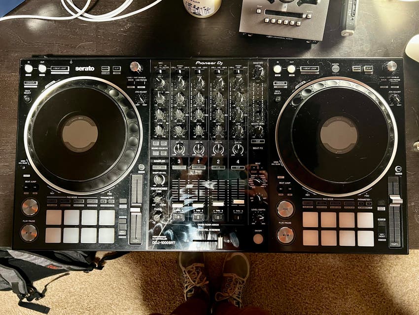 Used Pioneer DJ DDJ1000SRT 4deck Serato DJ Controller Sweetwater