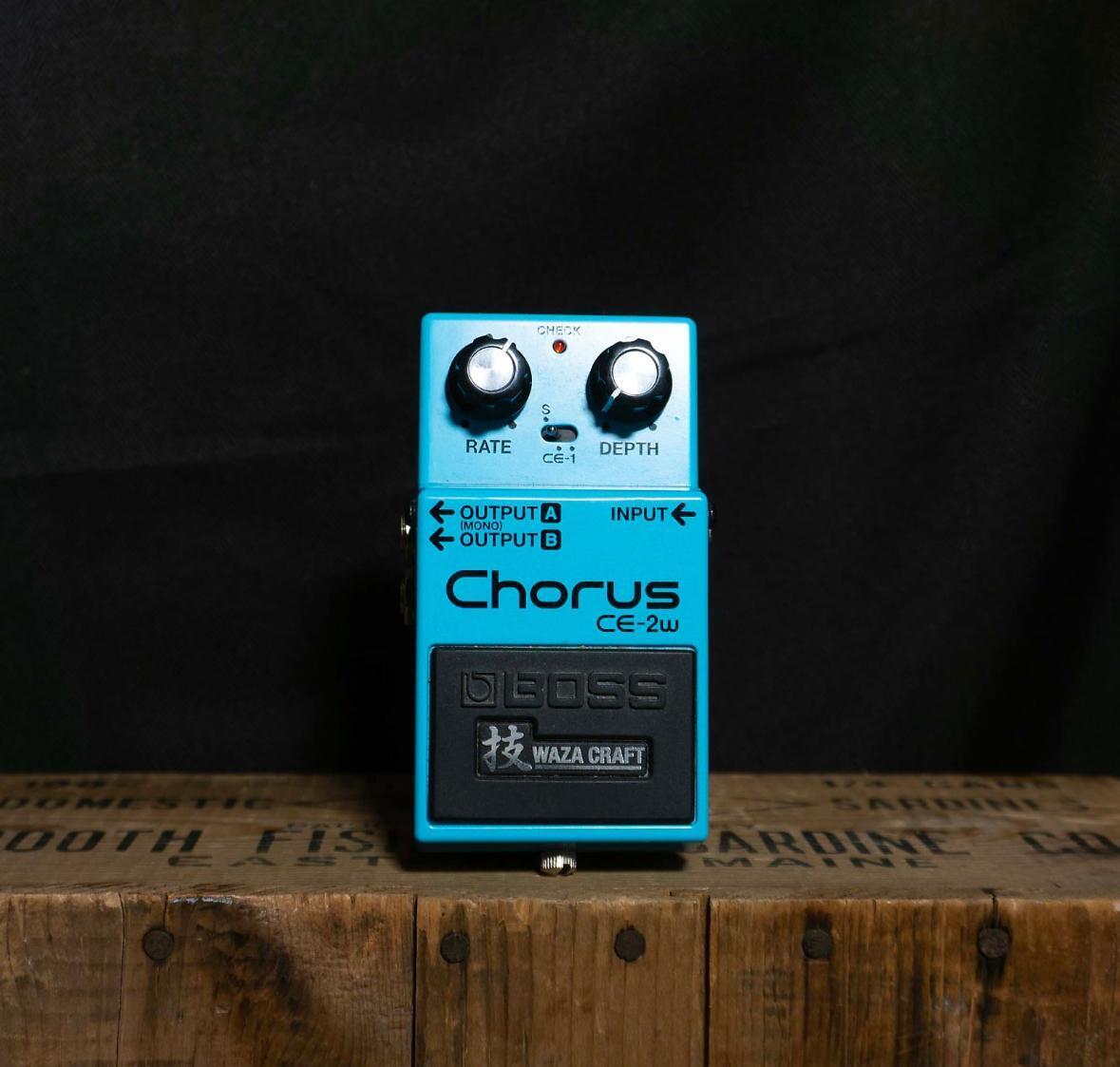 Used Boss CE-2W Waza Craft Chorus Pedal - Sweetwater's Gear Exchange