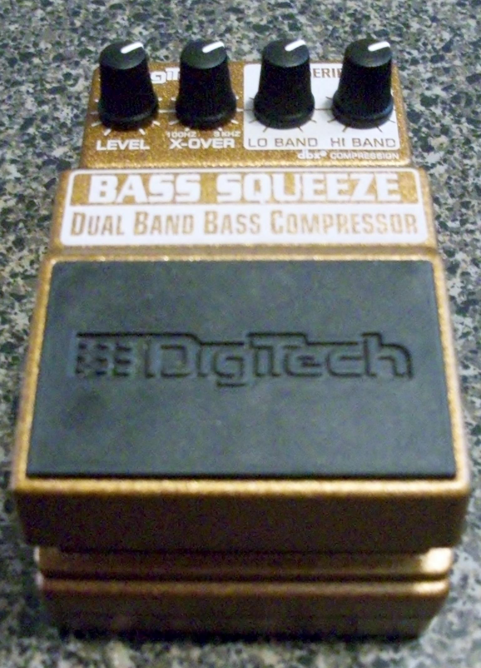 Used Digitech Vintage Digitech Bass Squeeze Dual Band Bass Compressor