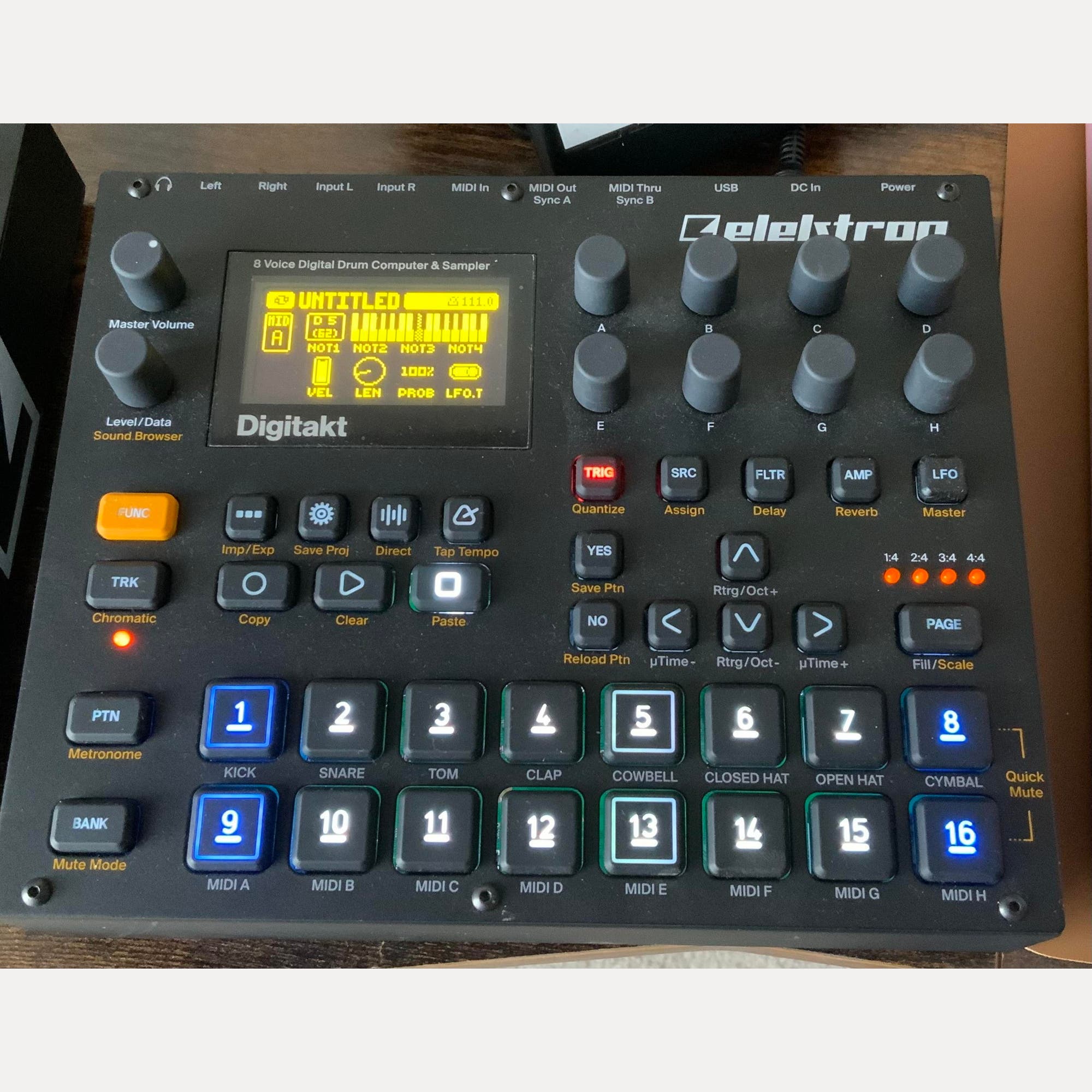Used Elektron Digitakt I 8-track - Sweetwater's Gear Exchange