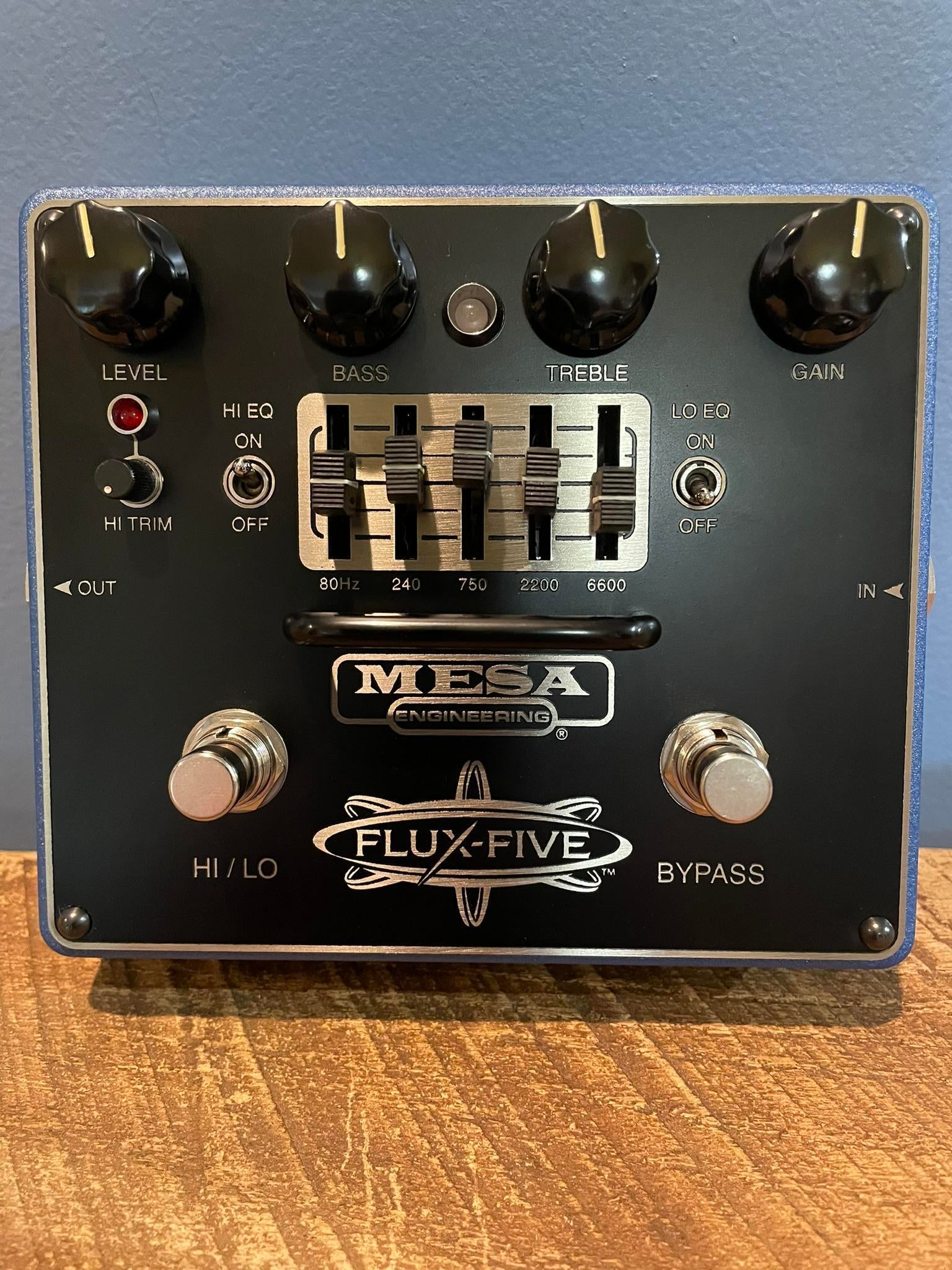 Used Mesa/Boogie Flux-Five Overdrive Pedal with 5-band EQ