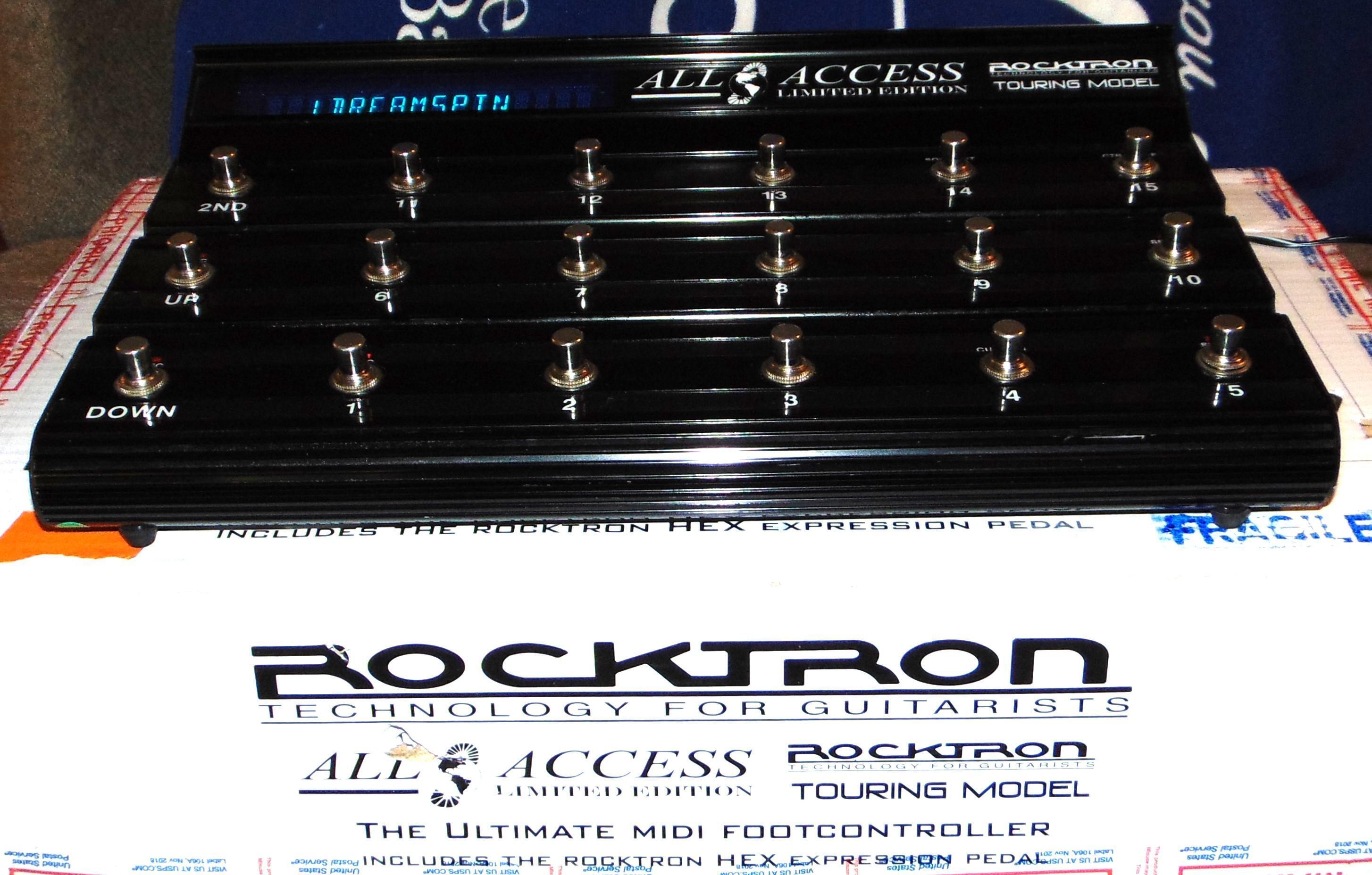 Used Rocktron All Access Limited Edition MIDI Footswitch Switching System  Pedal Touring Model VGC