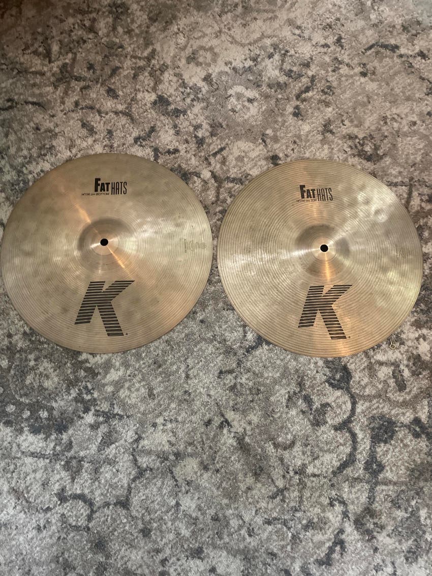 Used Zildjian K Fat Hi-hats - 14-inch - Sweetwater's Gear Exchange