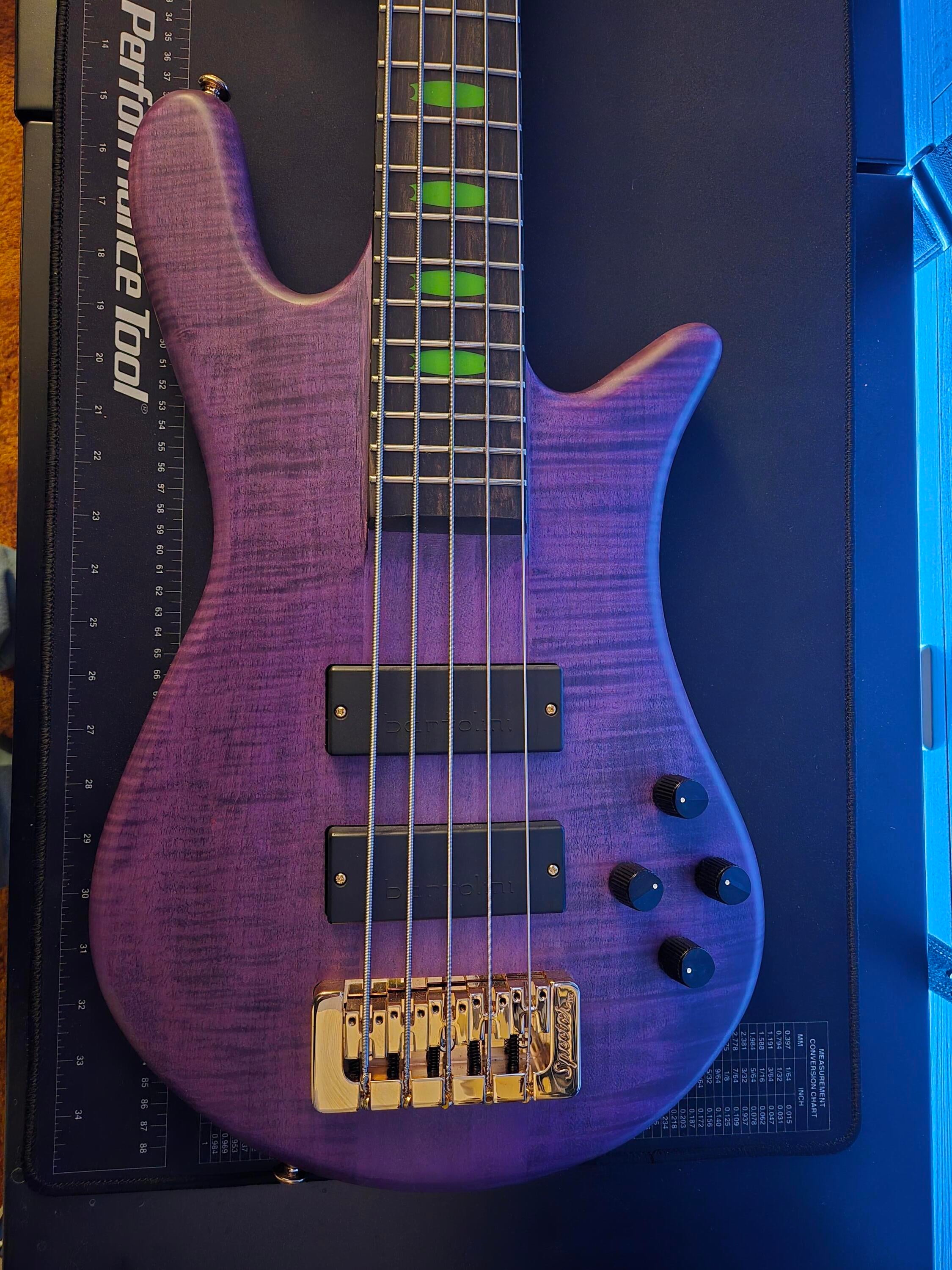 Spector SKYLER5VSM Skyler 5 Skyler Acord Signature Model Violet Stain Matte