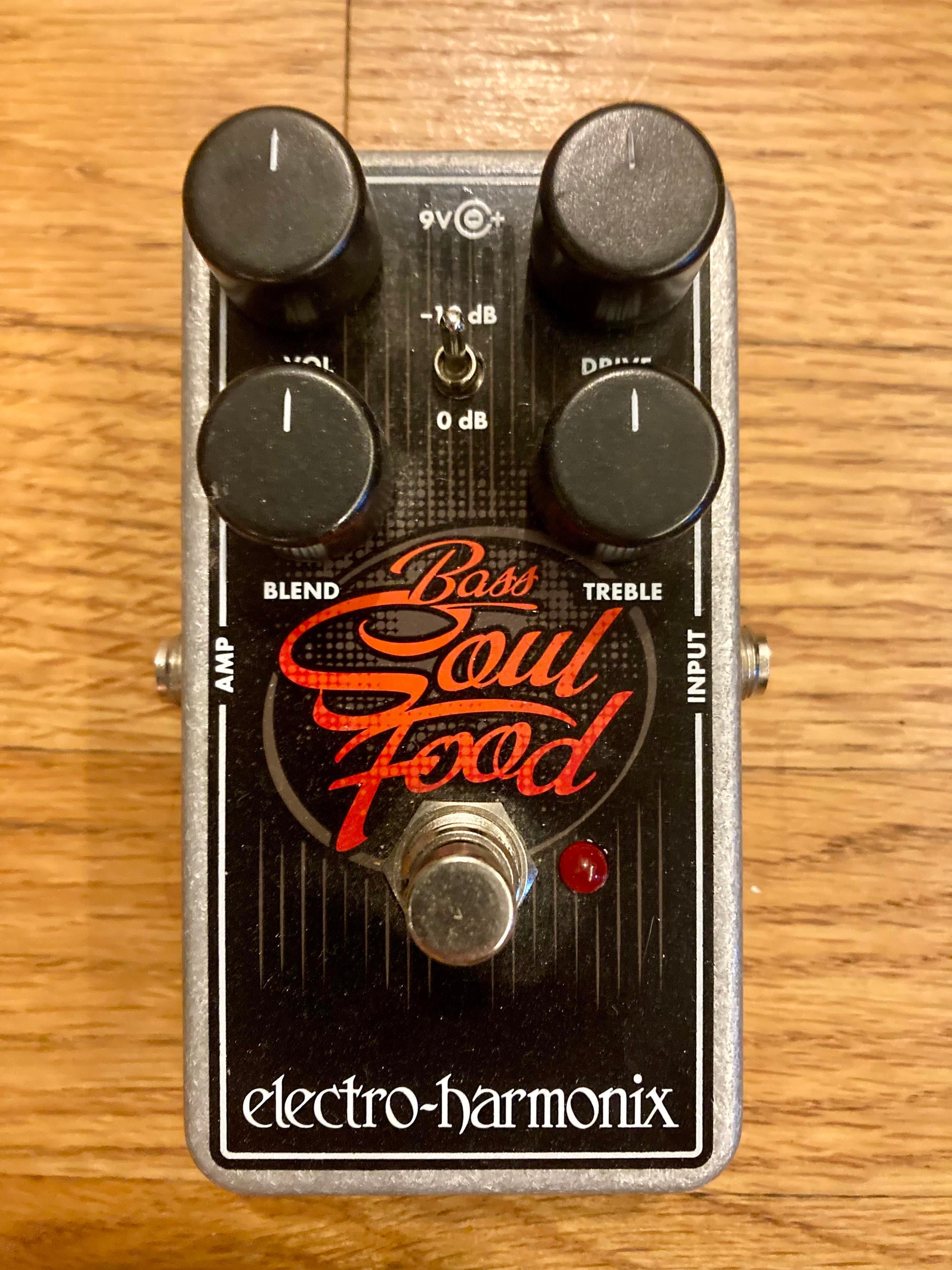 ギター Bass Soul Food / ELECTRO-HARMONIX Electro-Harmonix Bass Soul Food Transparent Bass Overdrive