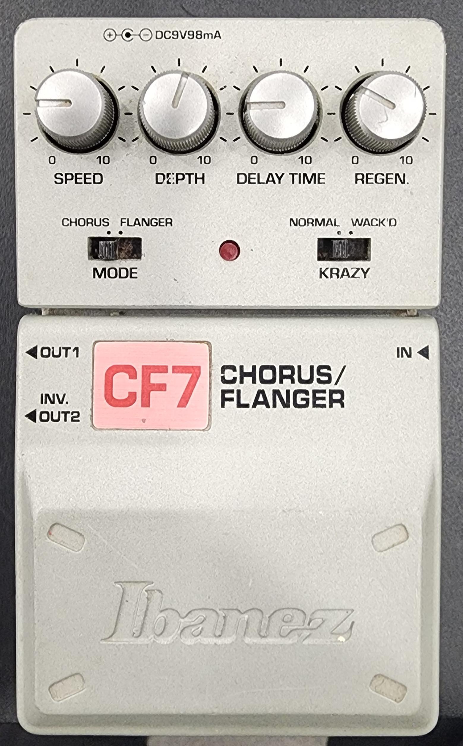 Used Ibanez CF7 Chorus / Flanger - Sweetwater's Gear Exchange